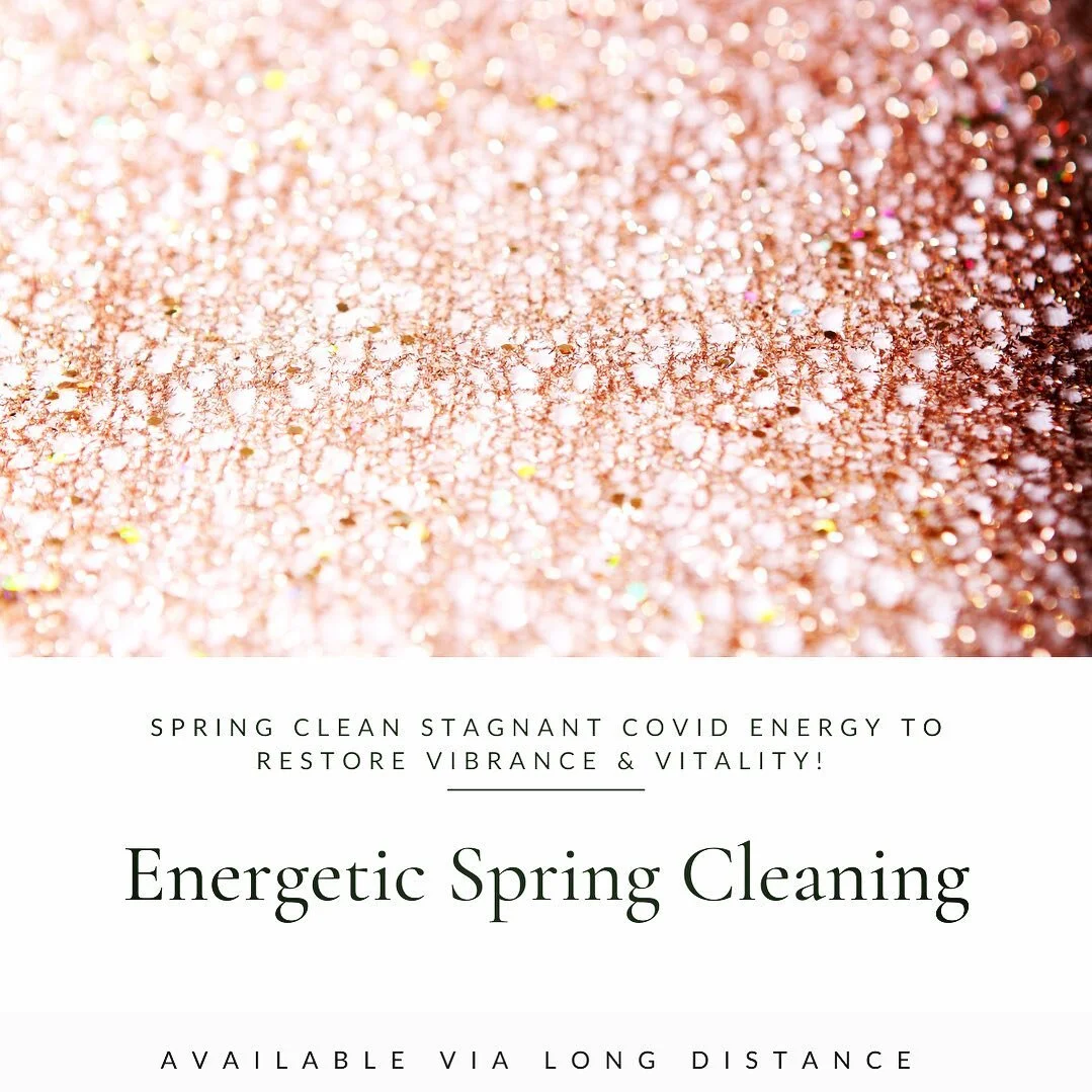 ✨Energetic Spring Cleaning✨

Spring Clean stagnant COVID energy to restore vibrance and vitality to your home and yourself!
.
.
 

✨&rdquo;I felt lighter and happier&rdquo;

✨&rdquo;Afterwards I felt &lsquo;clean&rsquo; and sparkly!&rdquo;

✨&rdquo;I