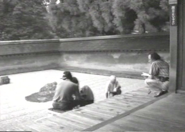 Still from The Making of MA: Space and Time in the Garden of Ryoanji, 1989. Courtesy of artist