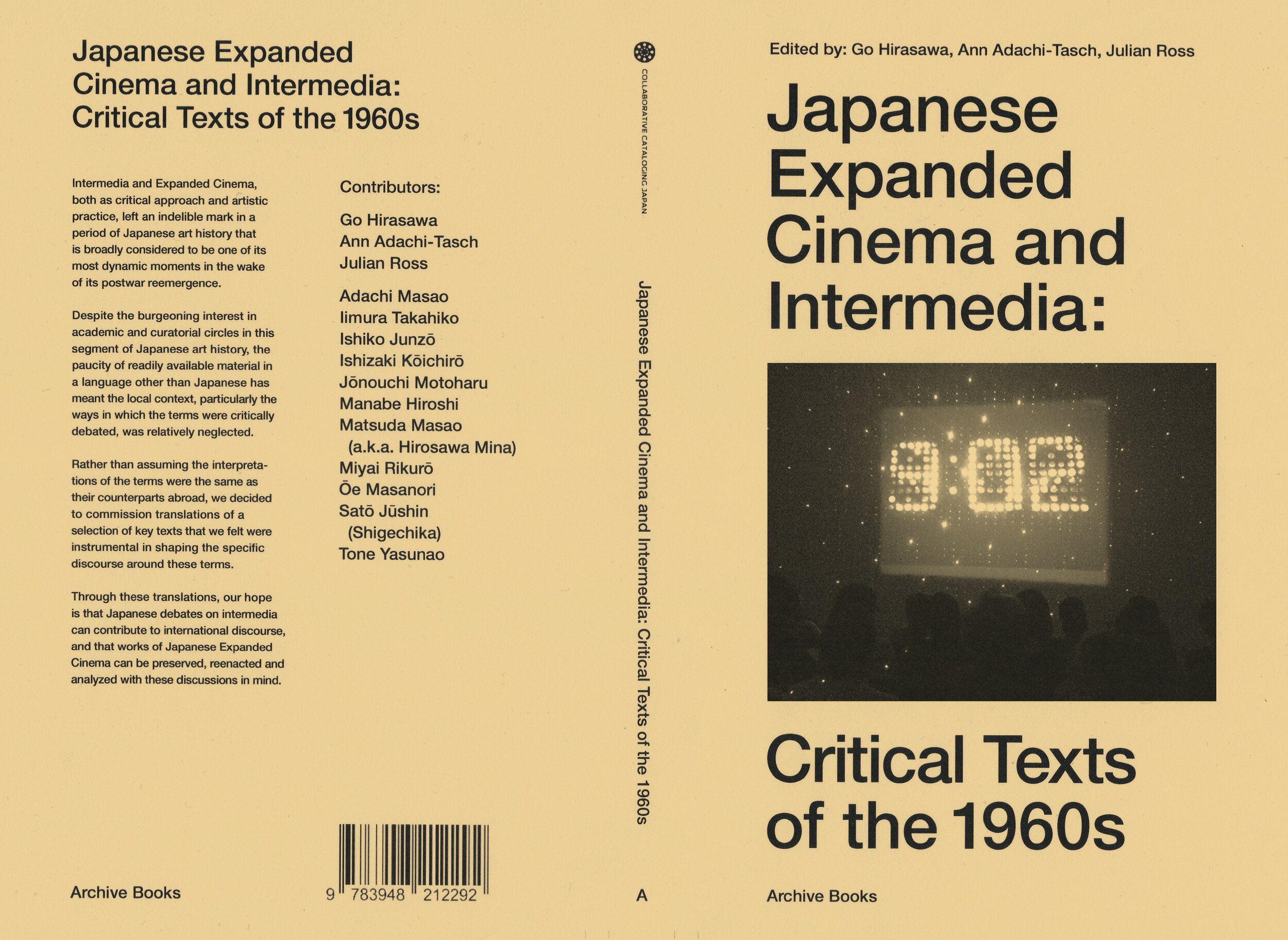 Now Available! Publication, Japanese Expanded Cinema and Intermedia: Critical Texts of the 1960s