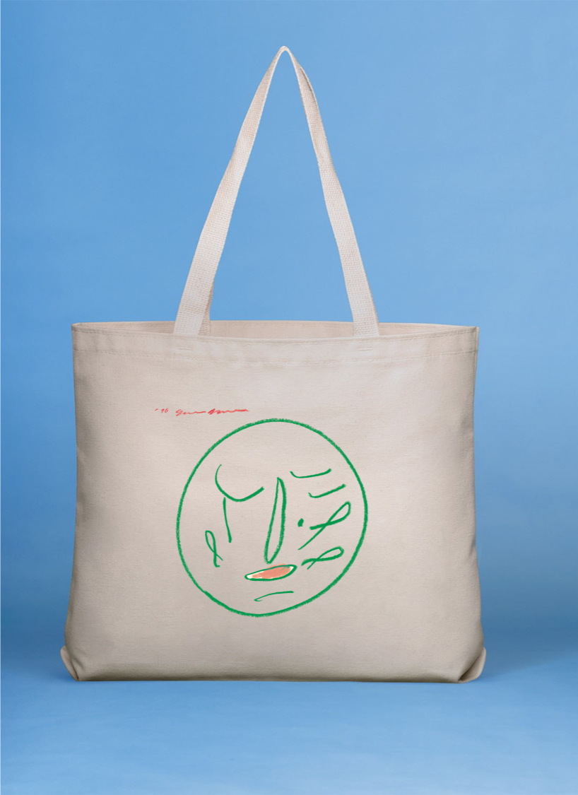 Shuzo Azuchi Gulliver original art tote bag | Collaborative Cataloging Japan