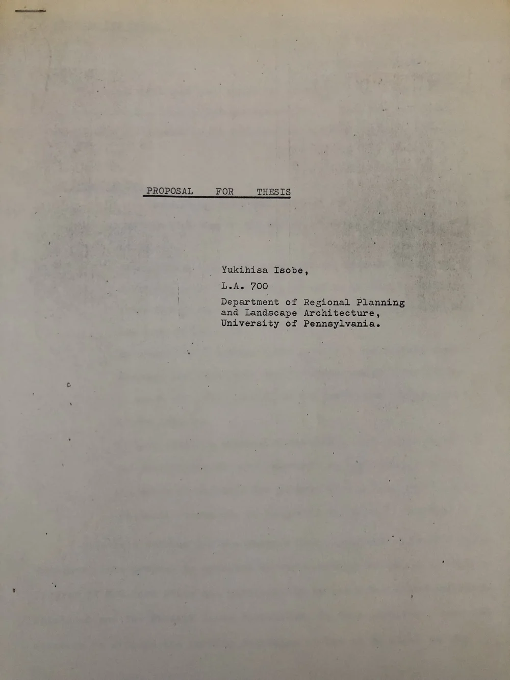 Yukihisa Isobe's thesis on the therapeutic community of the Phoenix House