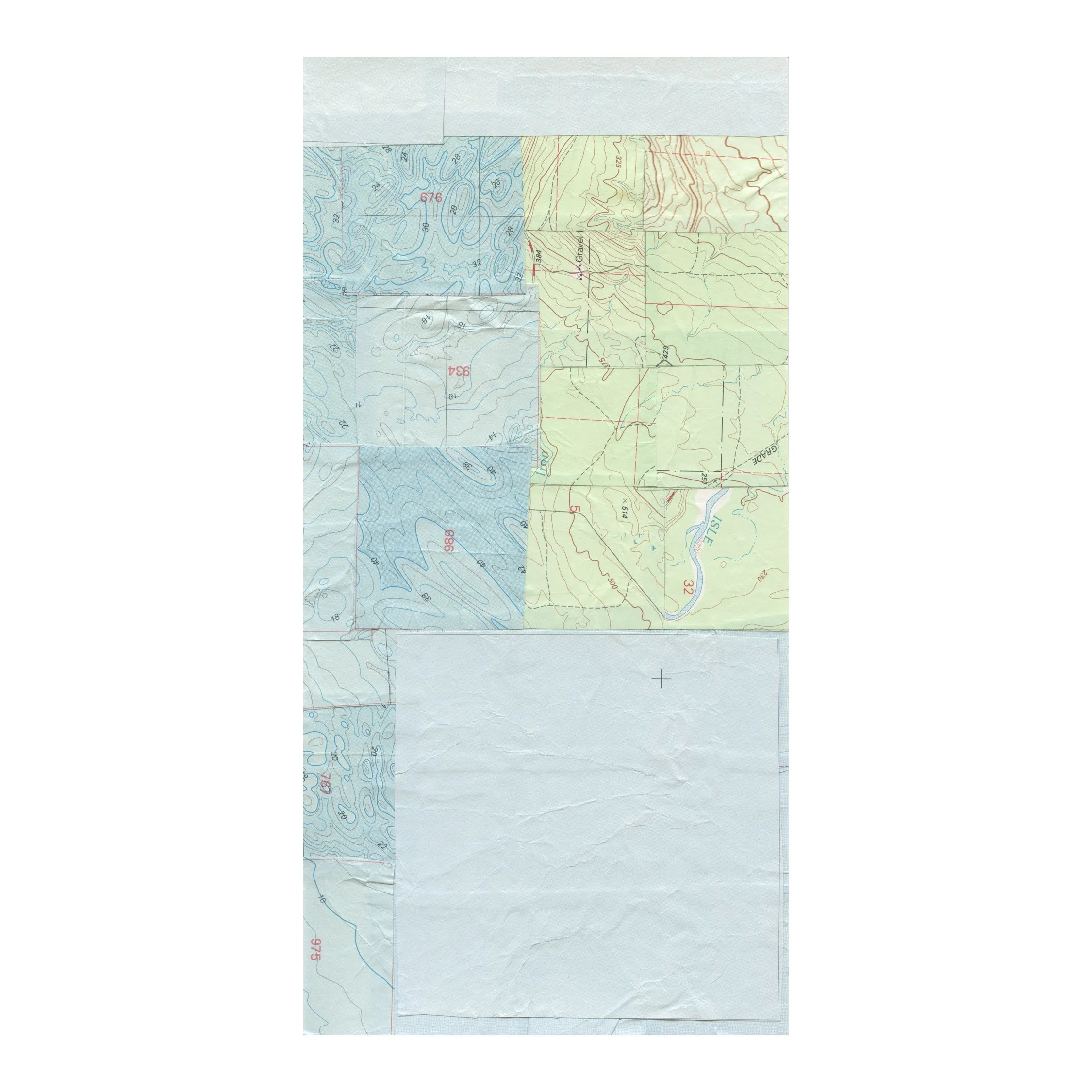 Map Collage | Surface No. 2