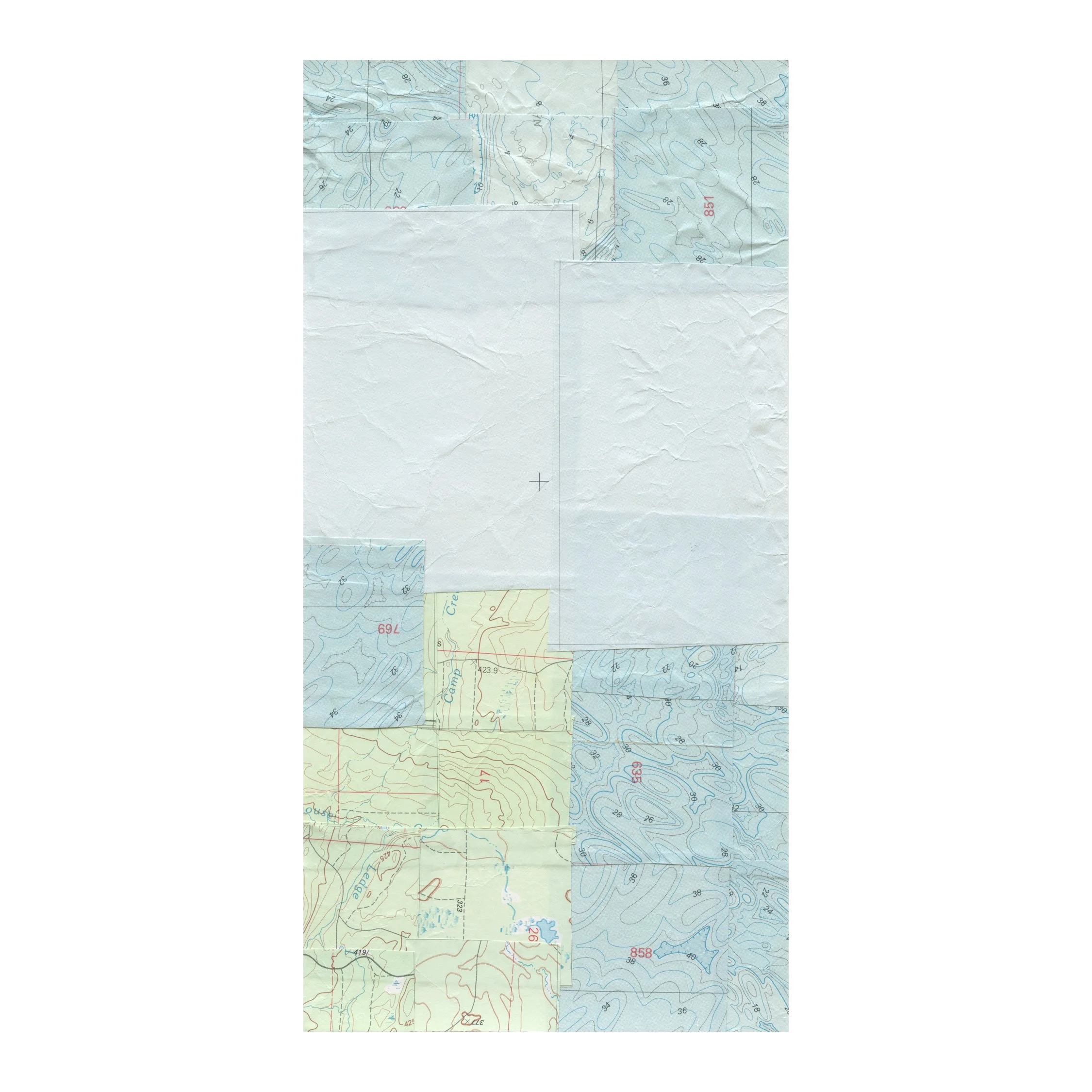 Map Collage | Surface No. 3