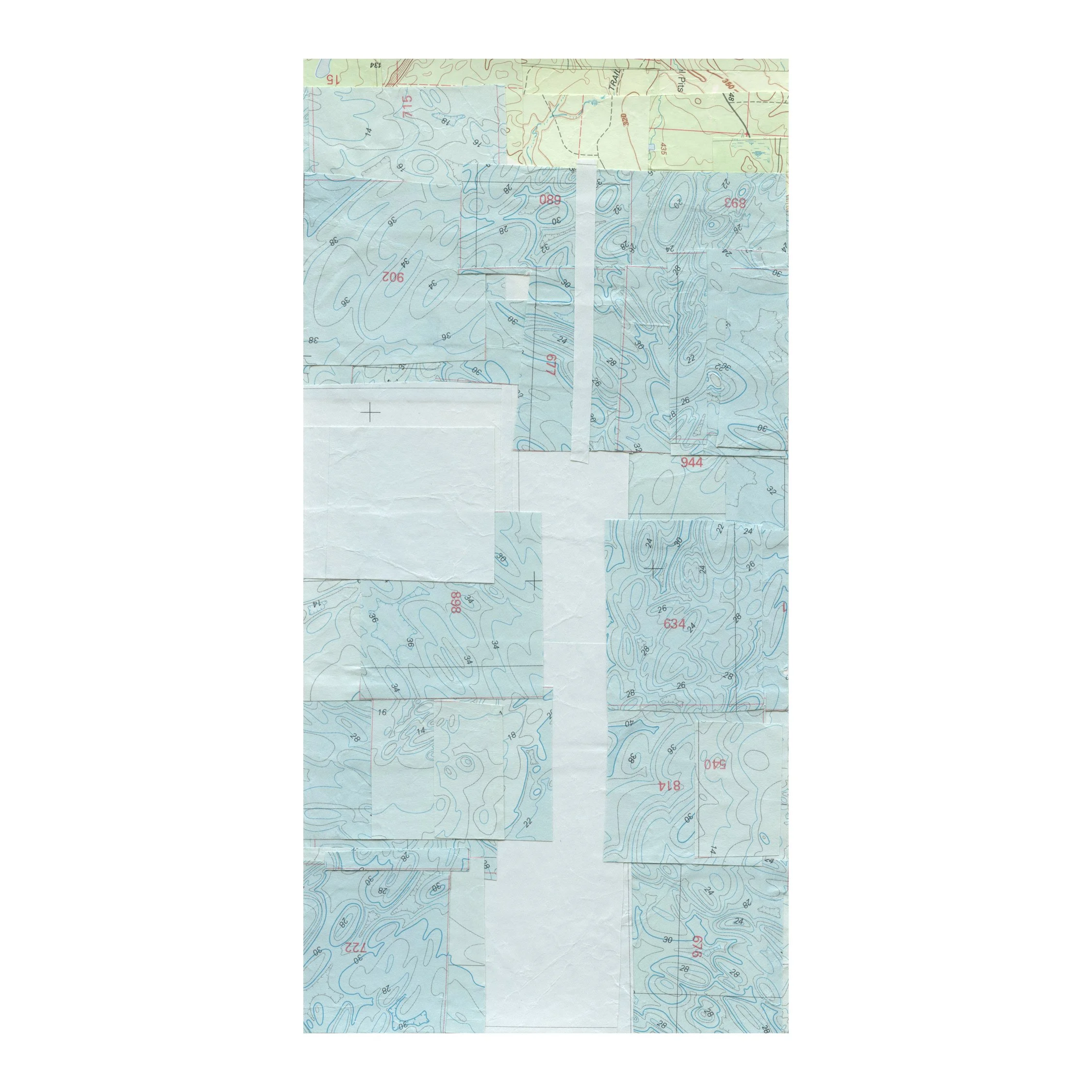 Map Collage | Surface No. 7