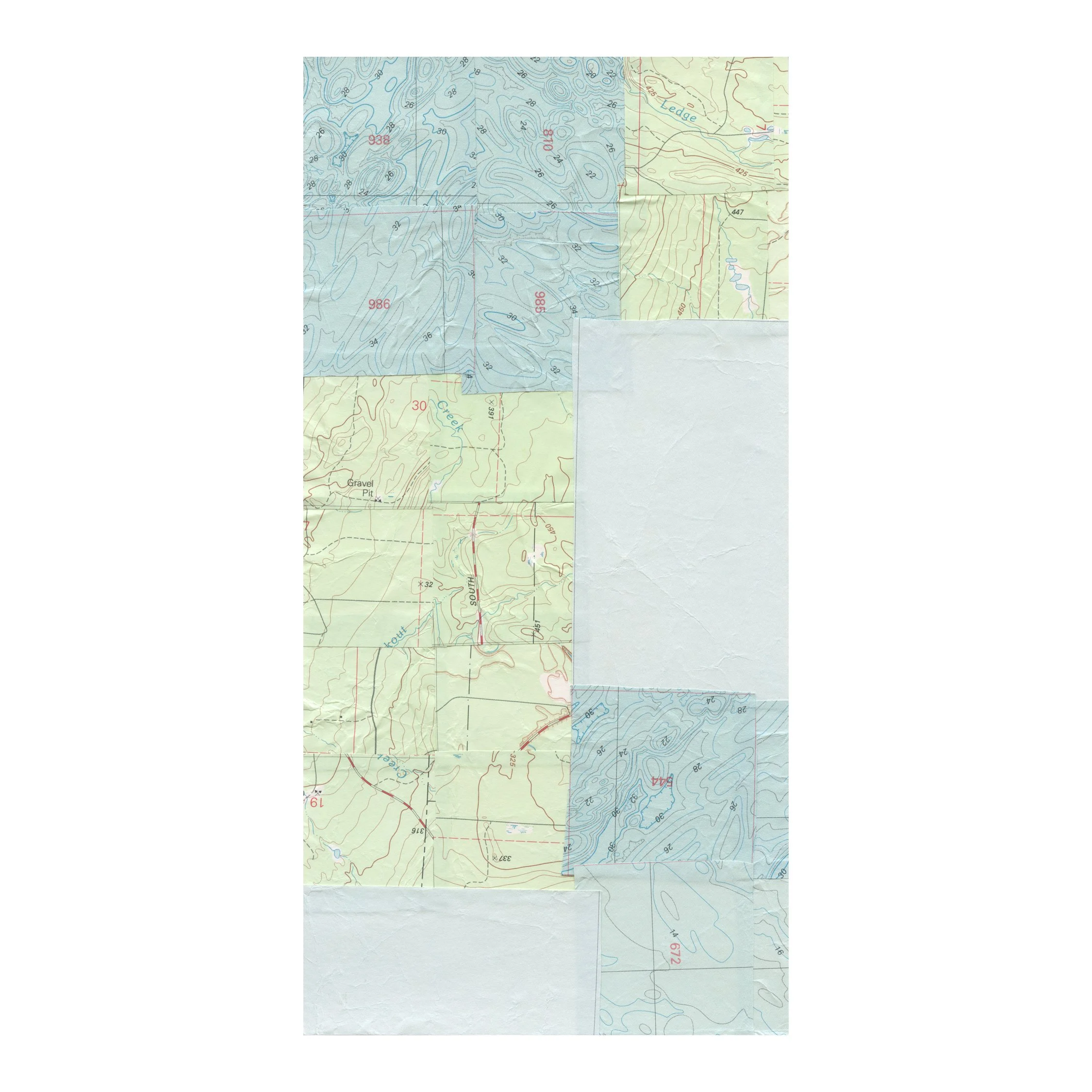 Map Collage | Surface No. 5