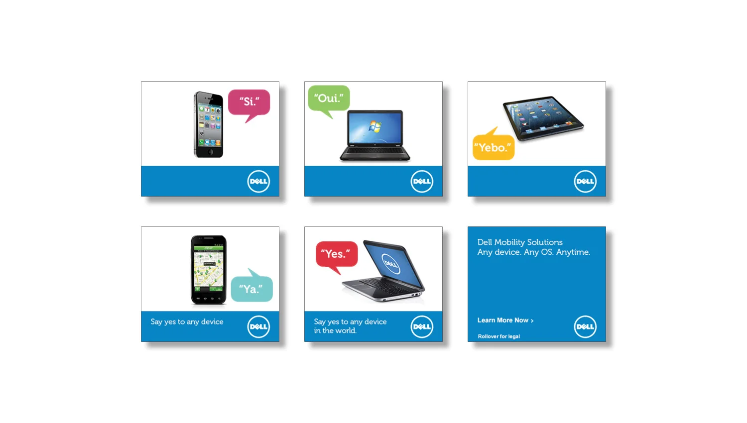 Dell "Say Yes" Banners