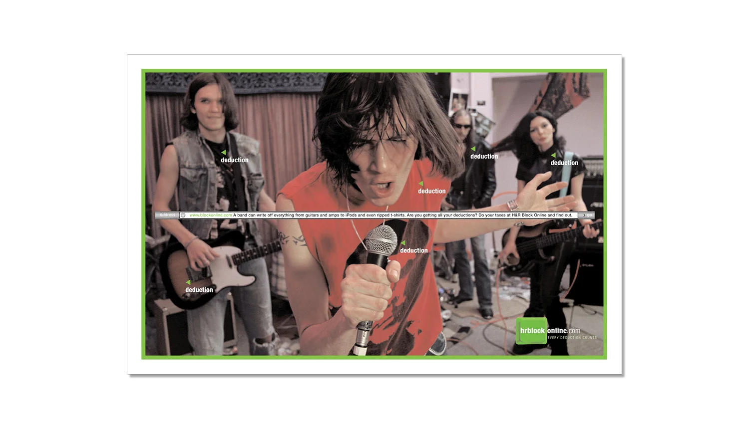 H&R Block Magazine Ad