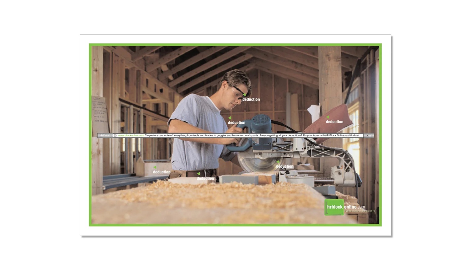 H&R Block Magazine Ad