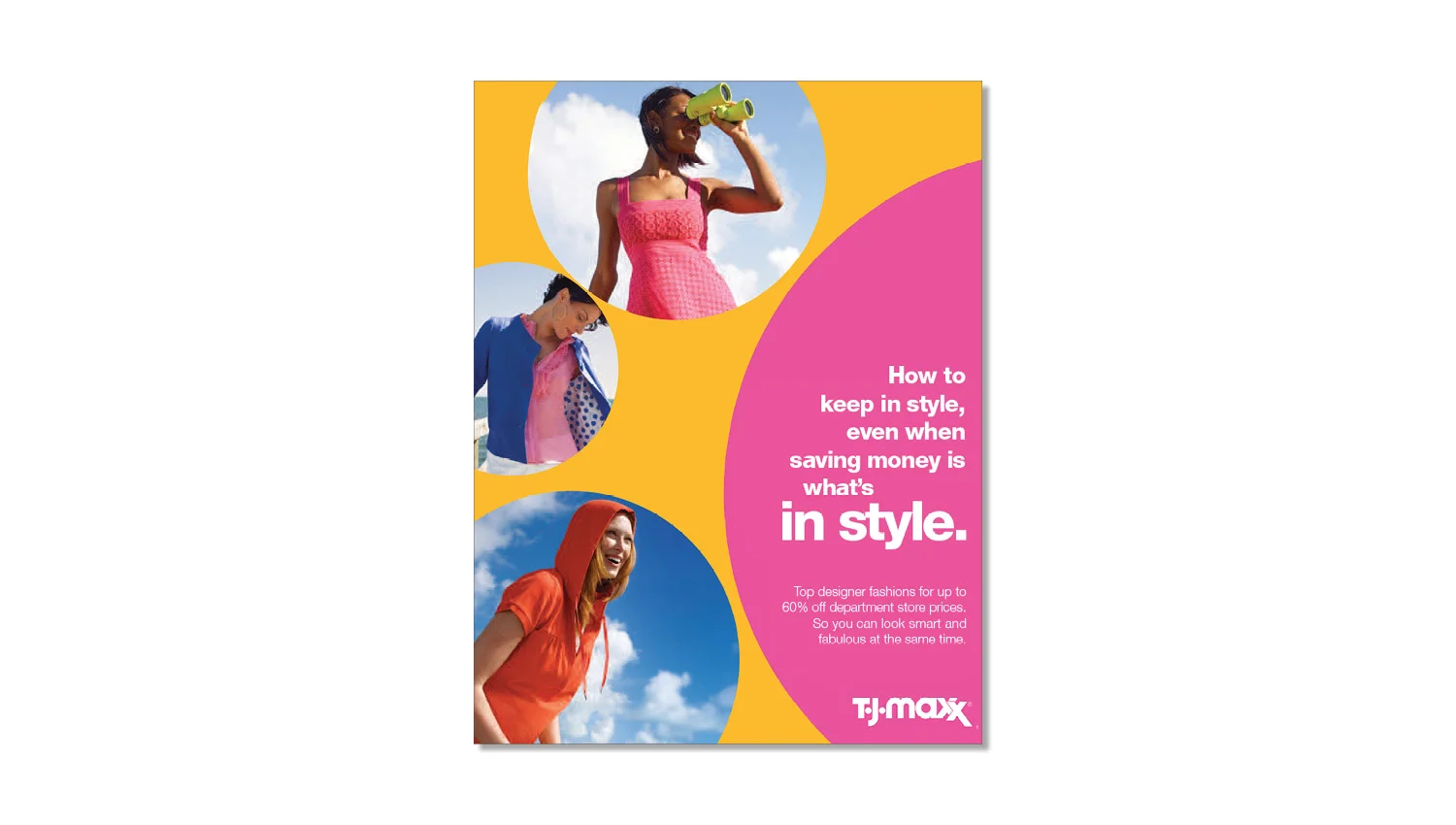TJ Maxx Print Ad