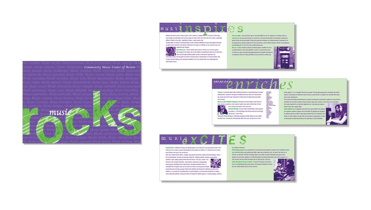 Community Music Center of Boston Brochure/Mailer