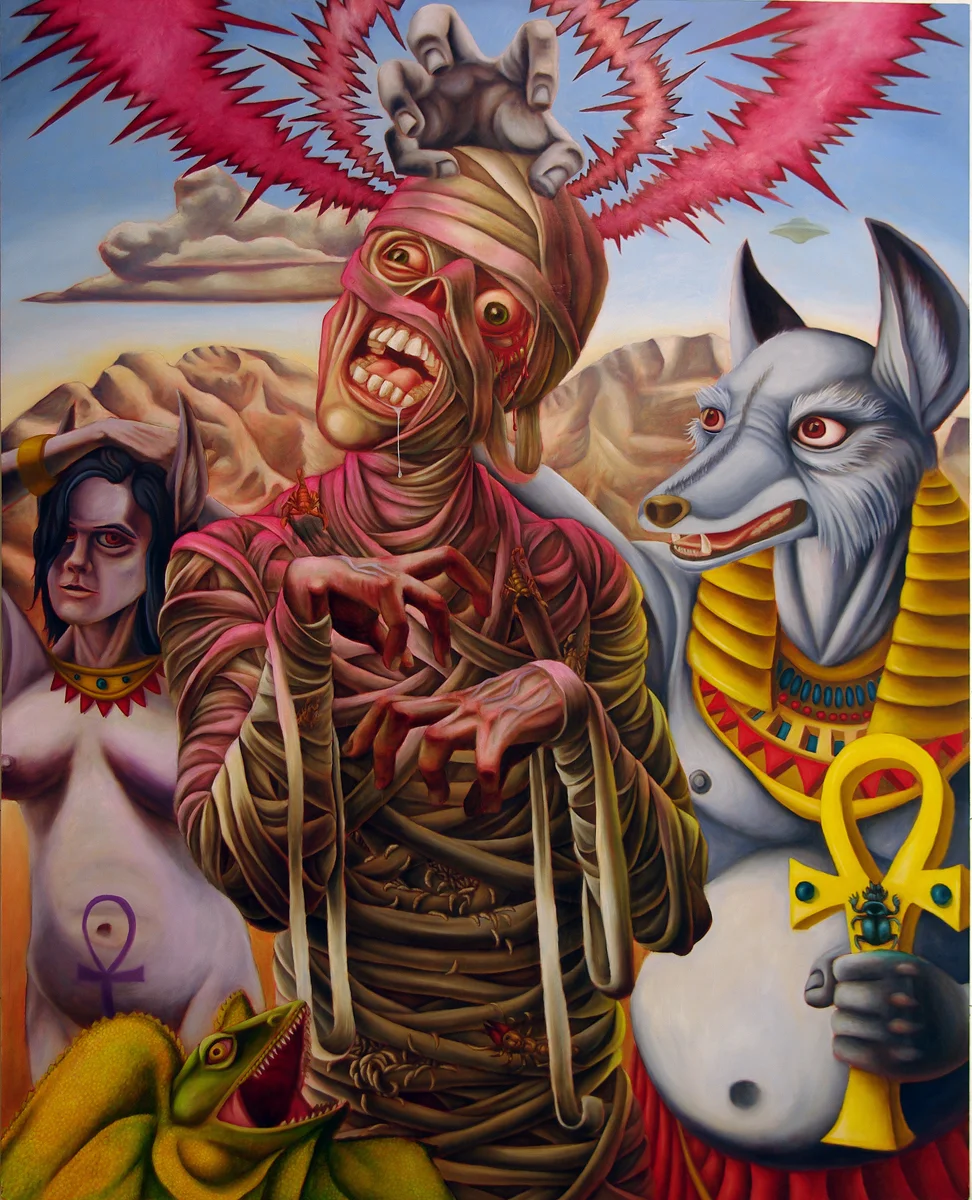 The Raising of Lazarus (2011) 38"x47" Oil On Panel