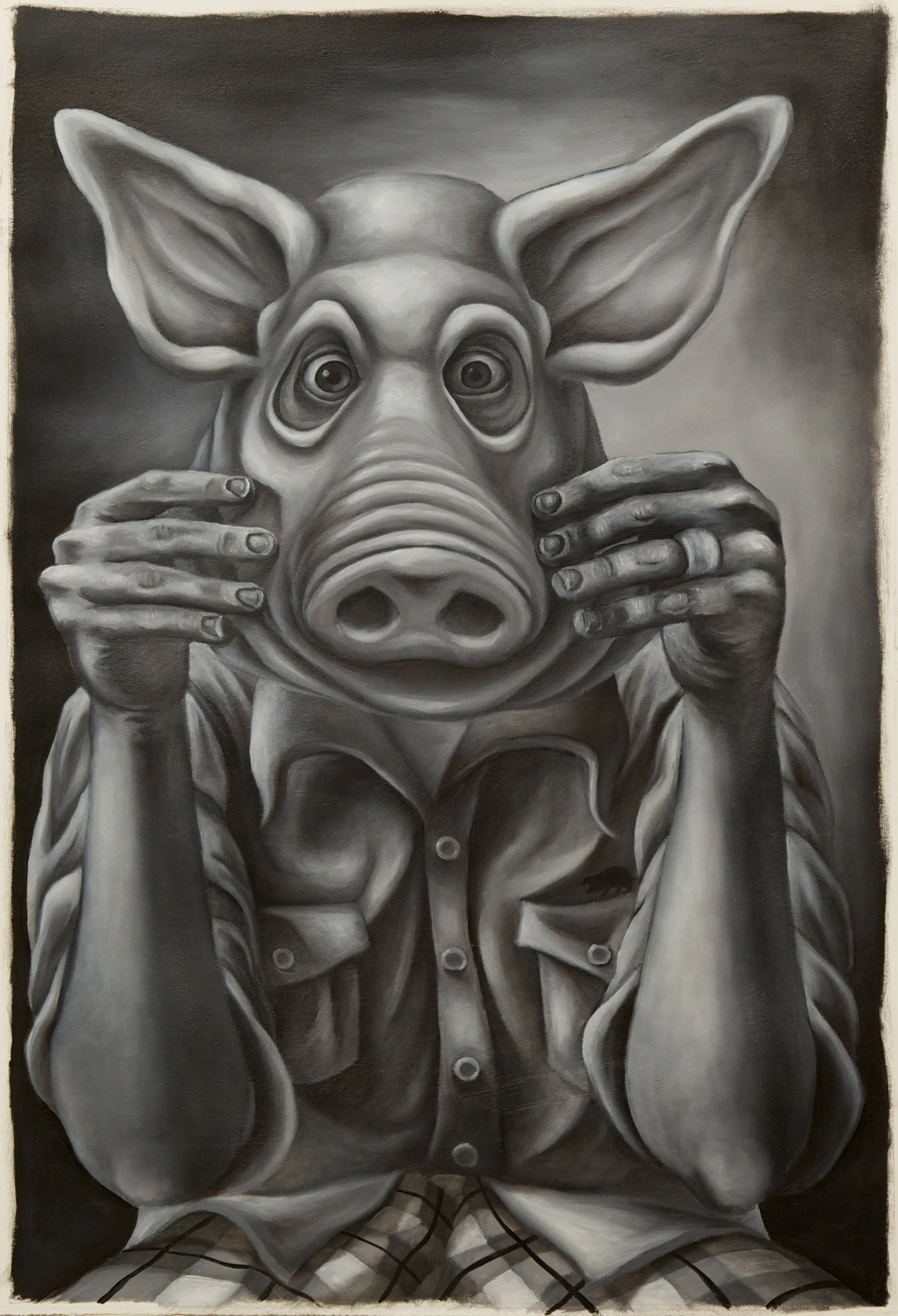 Le Pore (2012) 15"x22" Oil on Paper