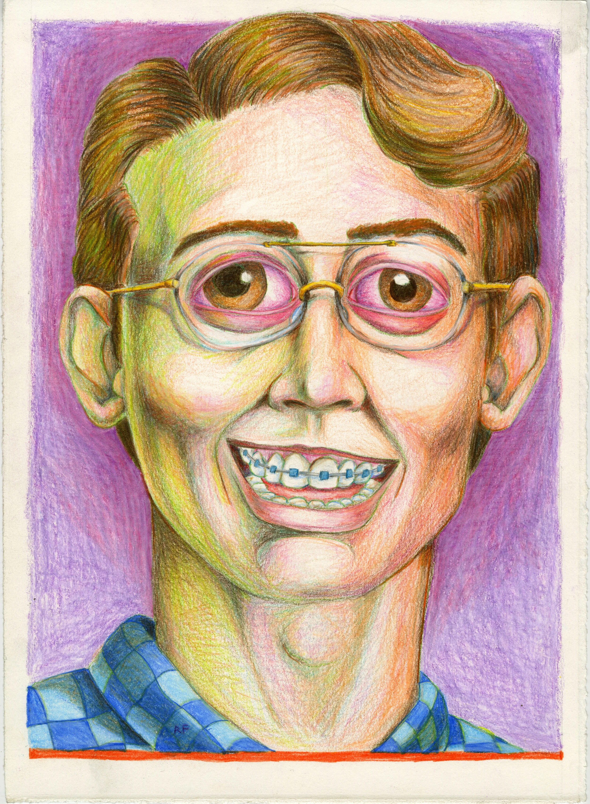 Indigo Children are Special #2 (2012) 11"x15" Colored Pencil on Paper