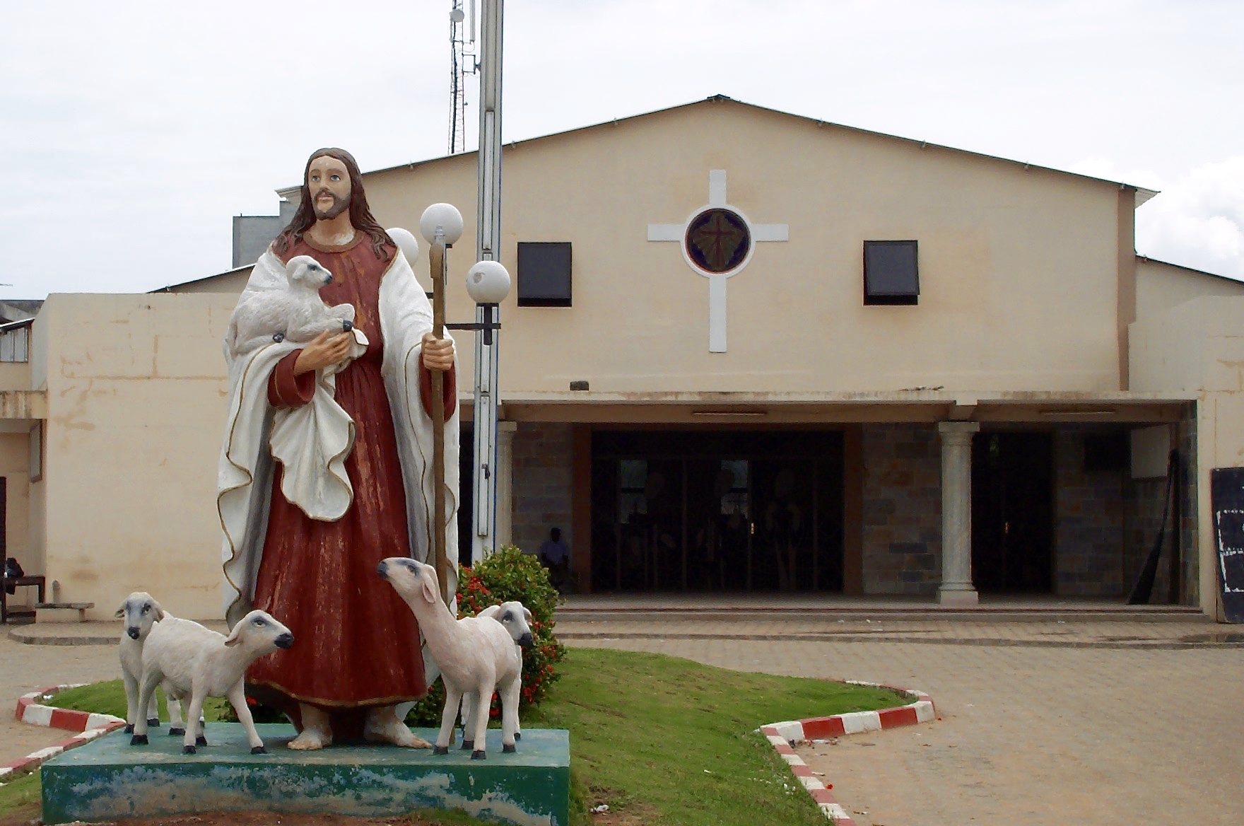 Bon Pasteur Catholic Church in Cadjehoun, Cotonou. Photo: Marcy O'Neil 2005