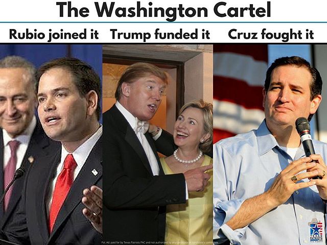 Above all the rhetoric, the choice is clear for conservatives. Ted Cruz is the only candidate who can defeat the Washington cartel. Be a part of history this Tuesday, March 1, and vote for less government and more liberty. #CruzCrew #texas #htx #dall