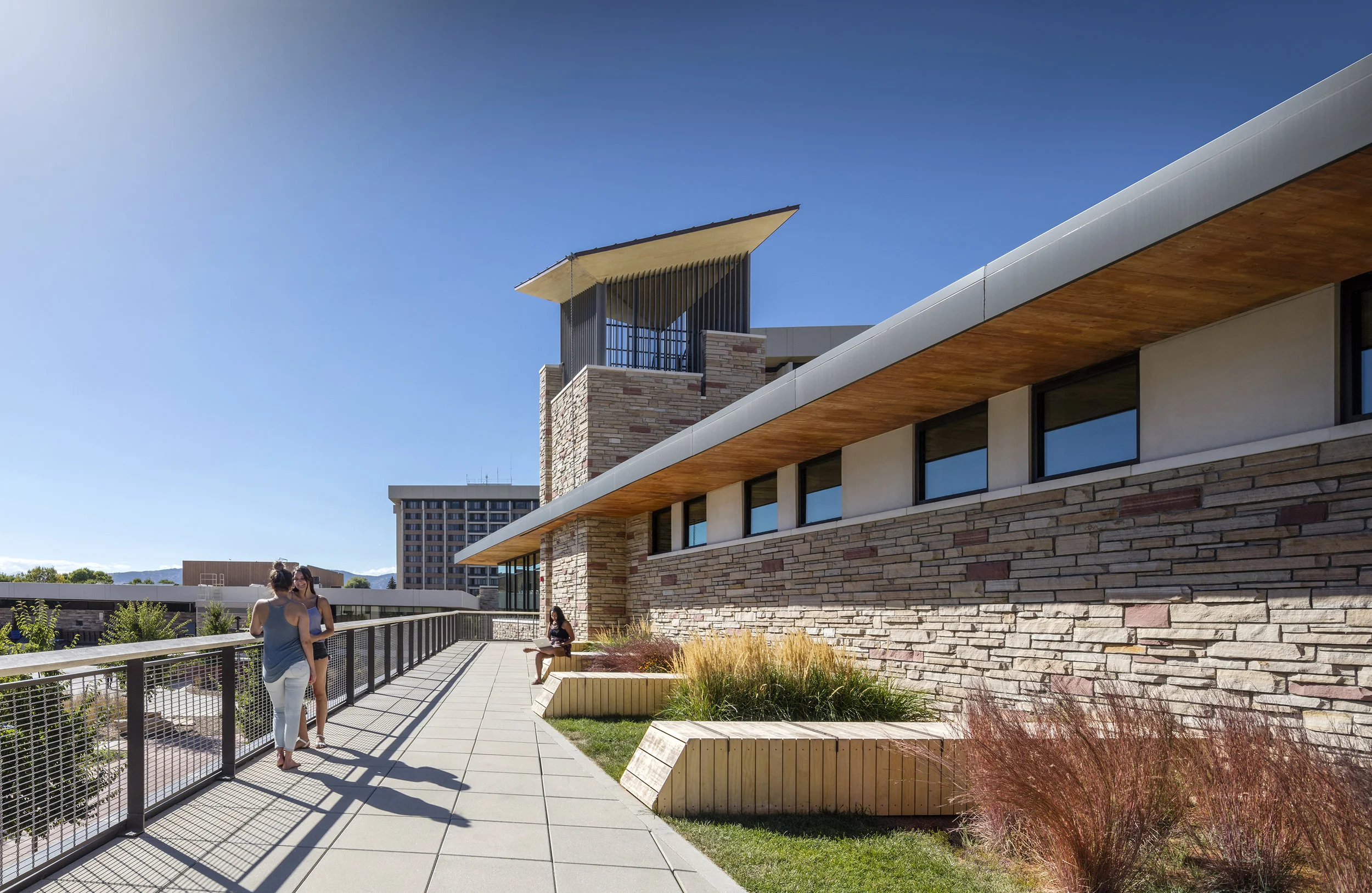 pavilion roof katabatic tower