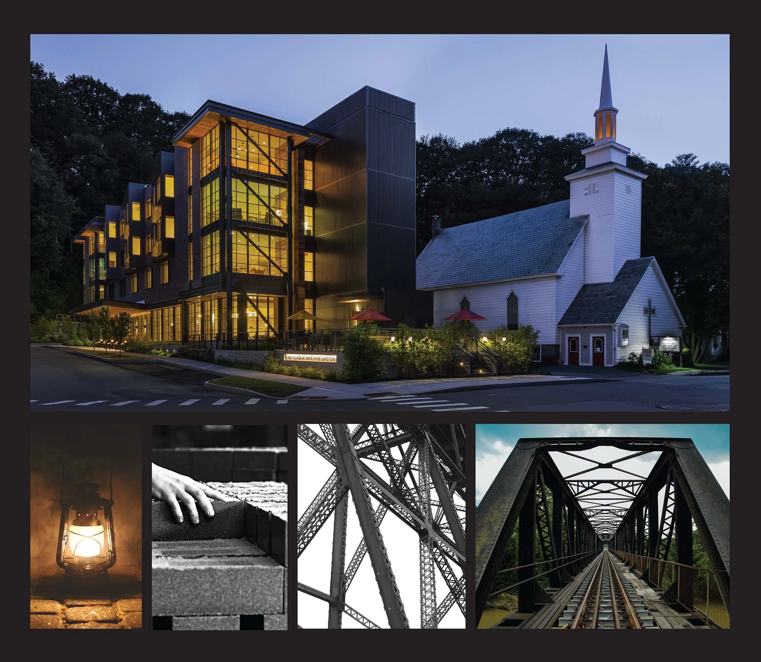 The Village At White River Junction AIA Design for Aging Merit Award Hero Image with Design Inspiration from 4240 Architecture.