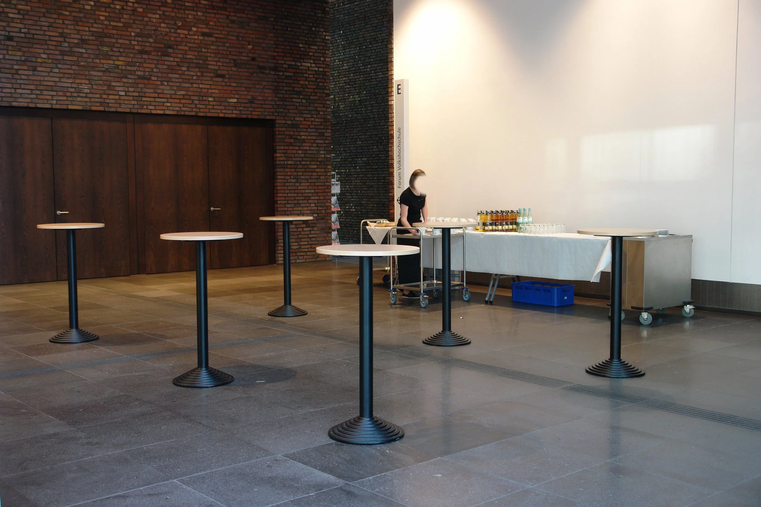Catering-Situation vor der Forum