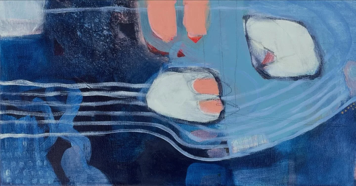 The Gratitude Exhibit opens @auricgallery tonight, showcasing the work of 100+ local and regional artists. Gratitude. Let&rsquo;s cultivate it as much as possible. So much thanks to @auricgallery for including my piece, River Talk and for highlightin