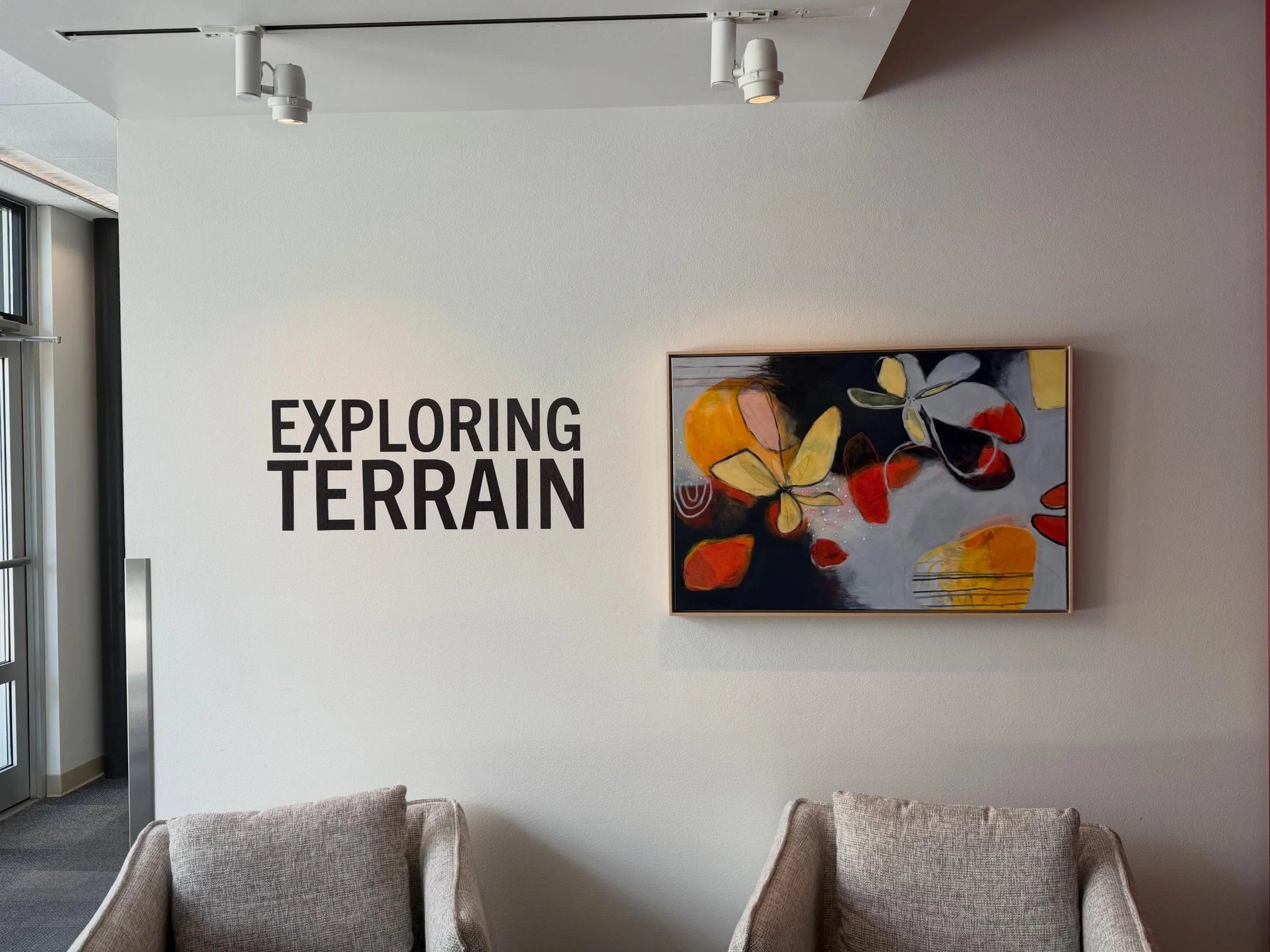 It&rsquo;s hung! Exploring Terrain is up and live on the @thecenterjh website. It&rsquo;s always so special to see how a collection comes together and how pieces interact with one another. Join @miga.rossetti and I for our opening on Thursday, June 1