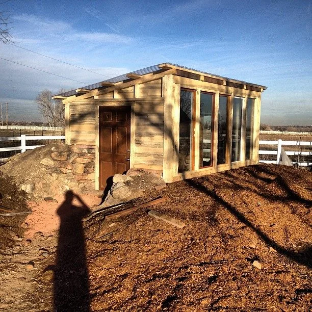 Boulder Earth Sheltered passive solar GreenHouse
