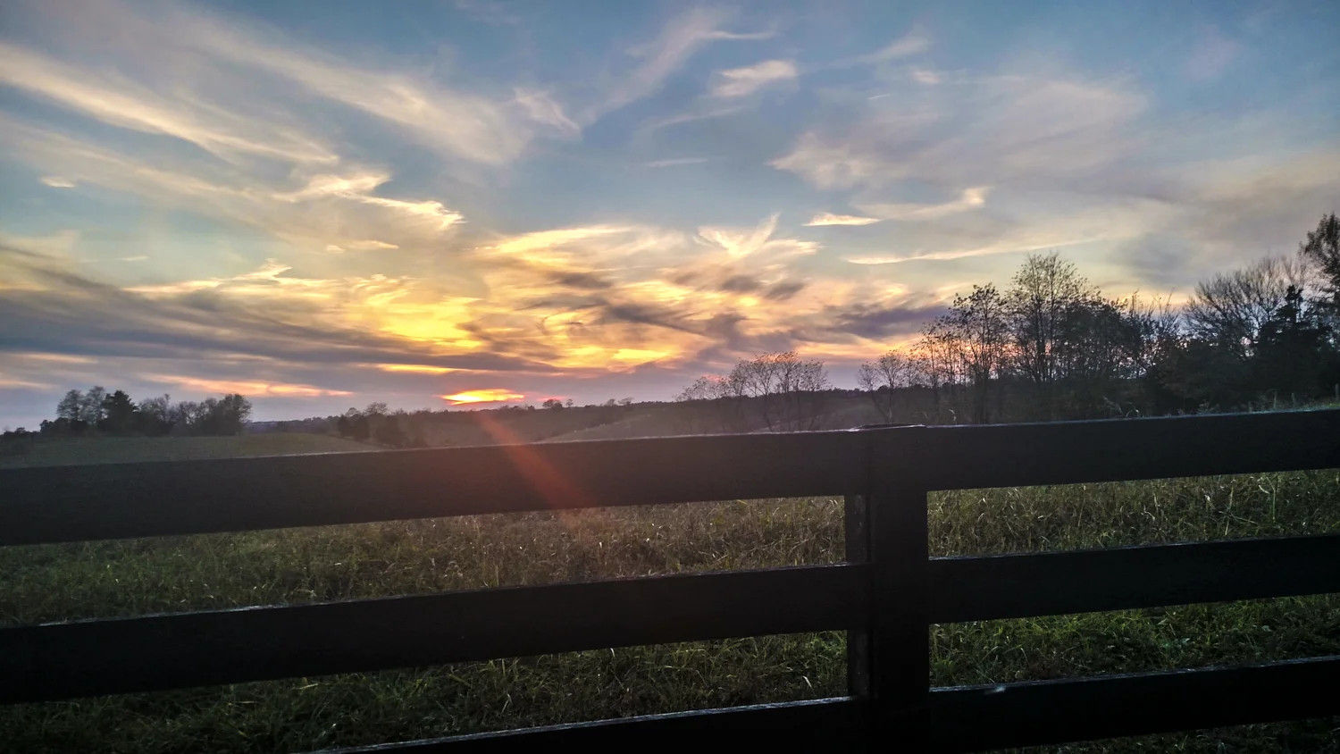 And gratitude to be backoned back home to my neck of the woods with a soft sunset to greet me...