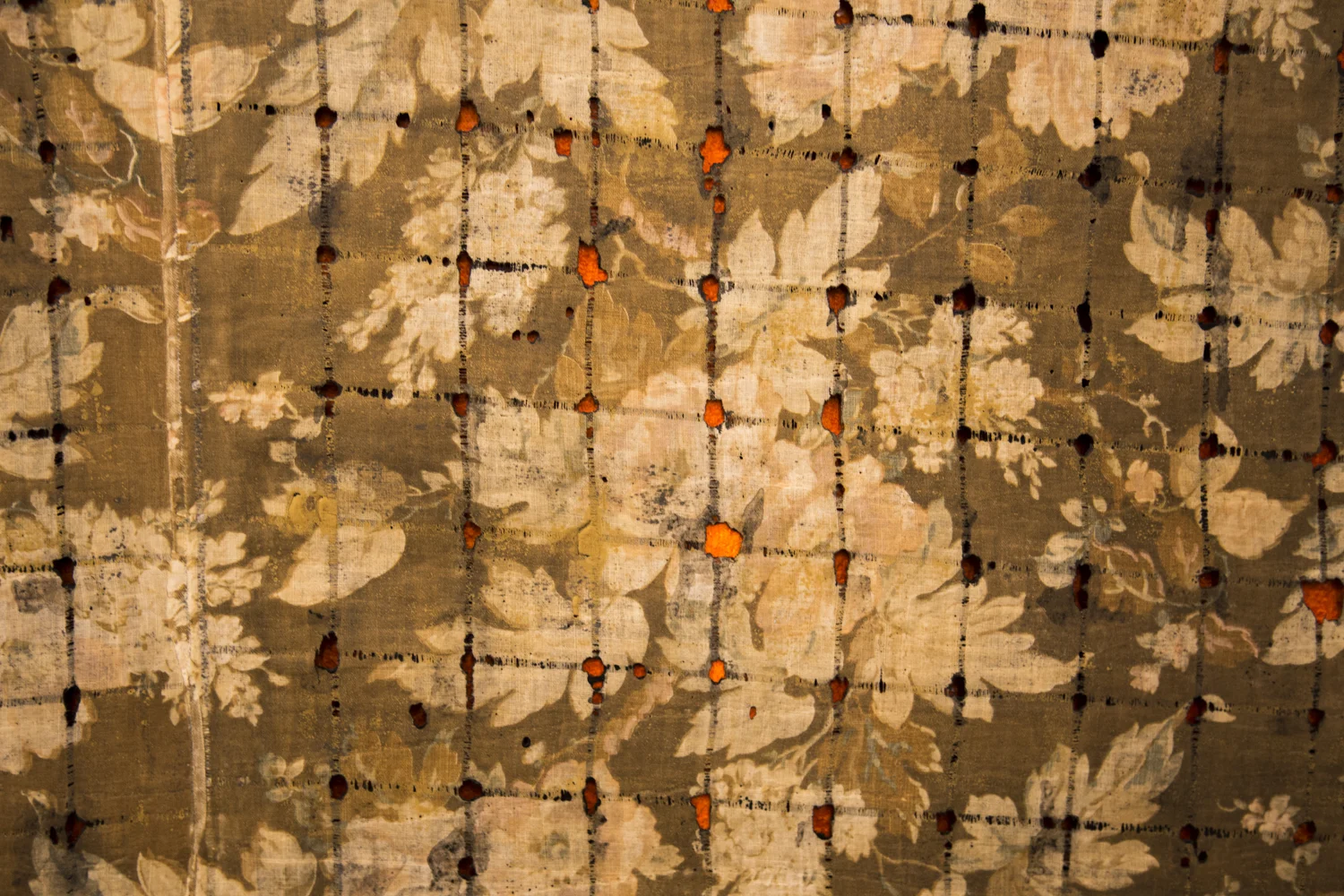 Rachel E. Meginnes (NC), Floral Backing