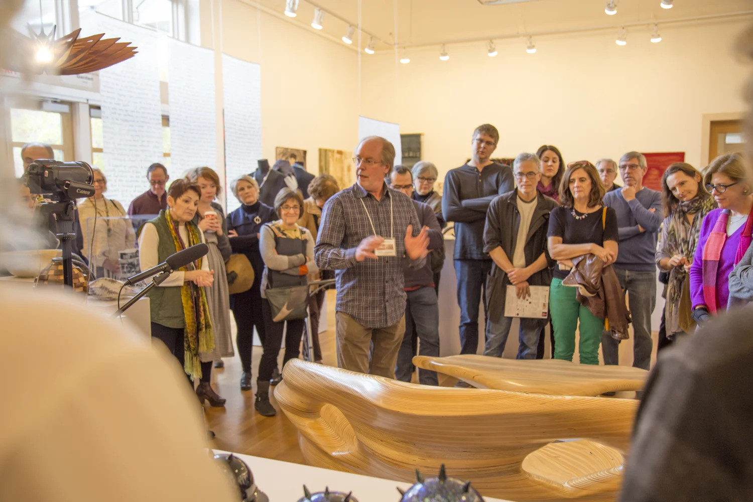 David L. Knopp (MD), presenting on his pieces, Body and Soul and Tides