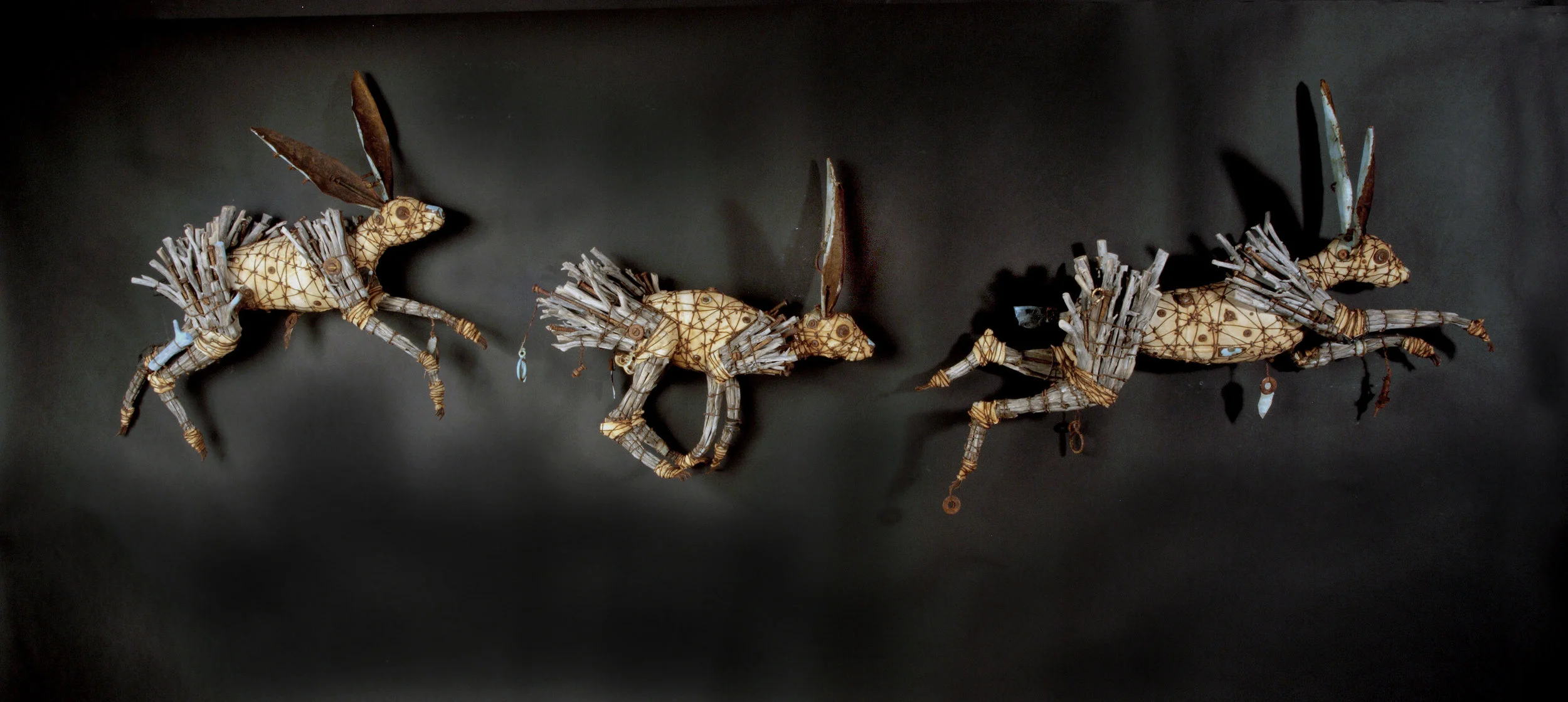 "3 Running Rabbits", Geoffrey Gorman