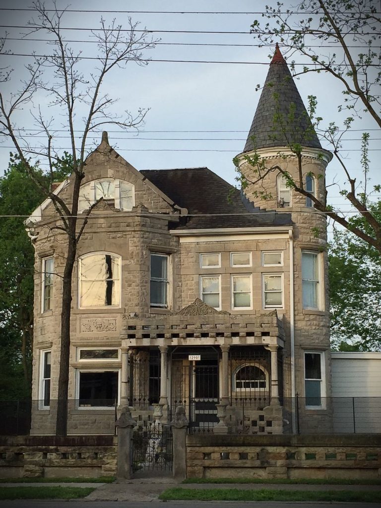 Front view of Encausticastle (image credit to artist, Melissa Hall)