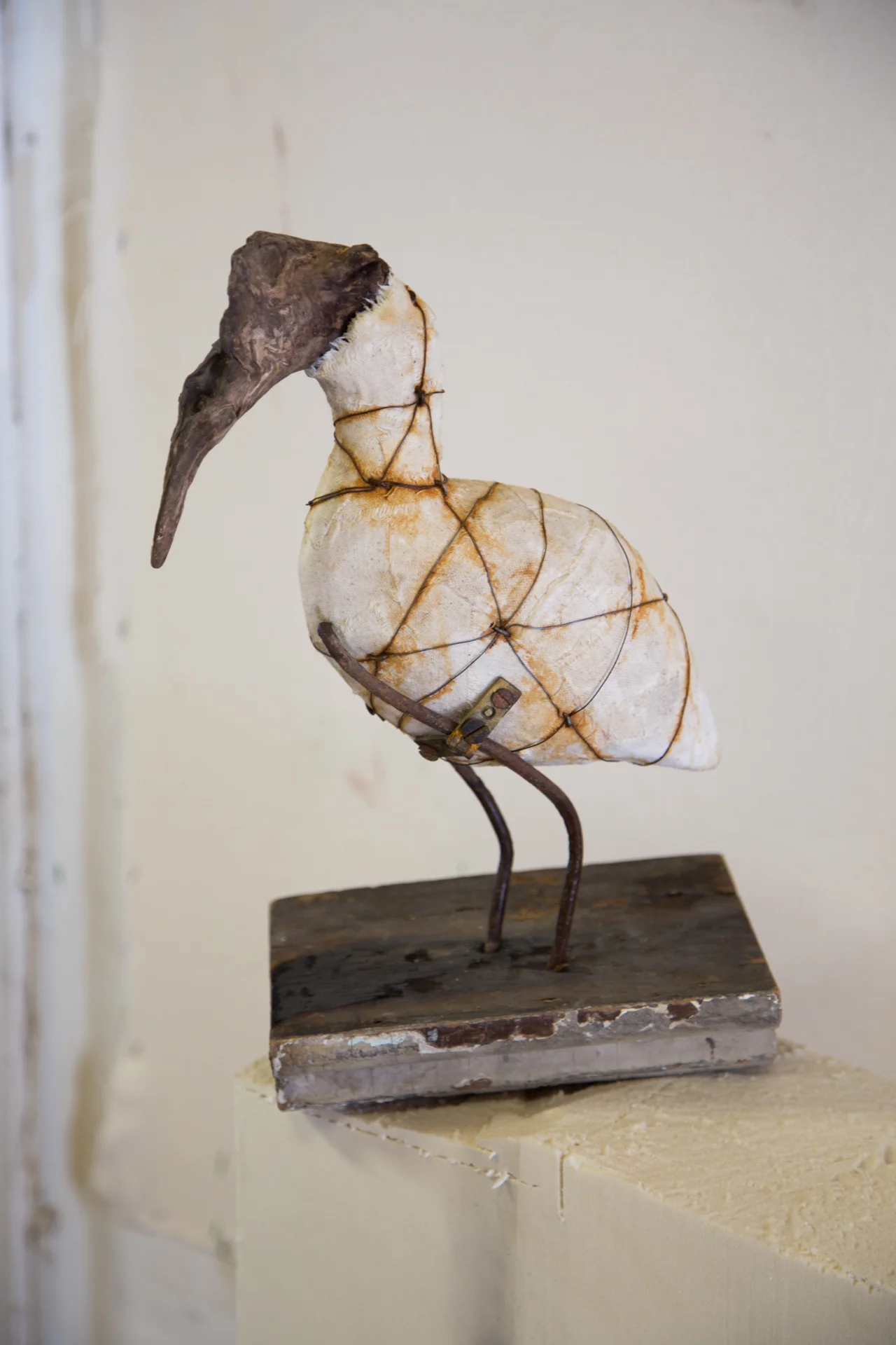 And this beautiful water bird was made using a (once) live bird this woman had in her own collection... nothing like true life as a model!