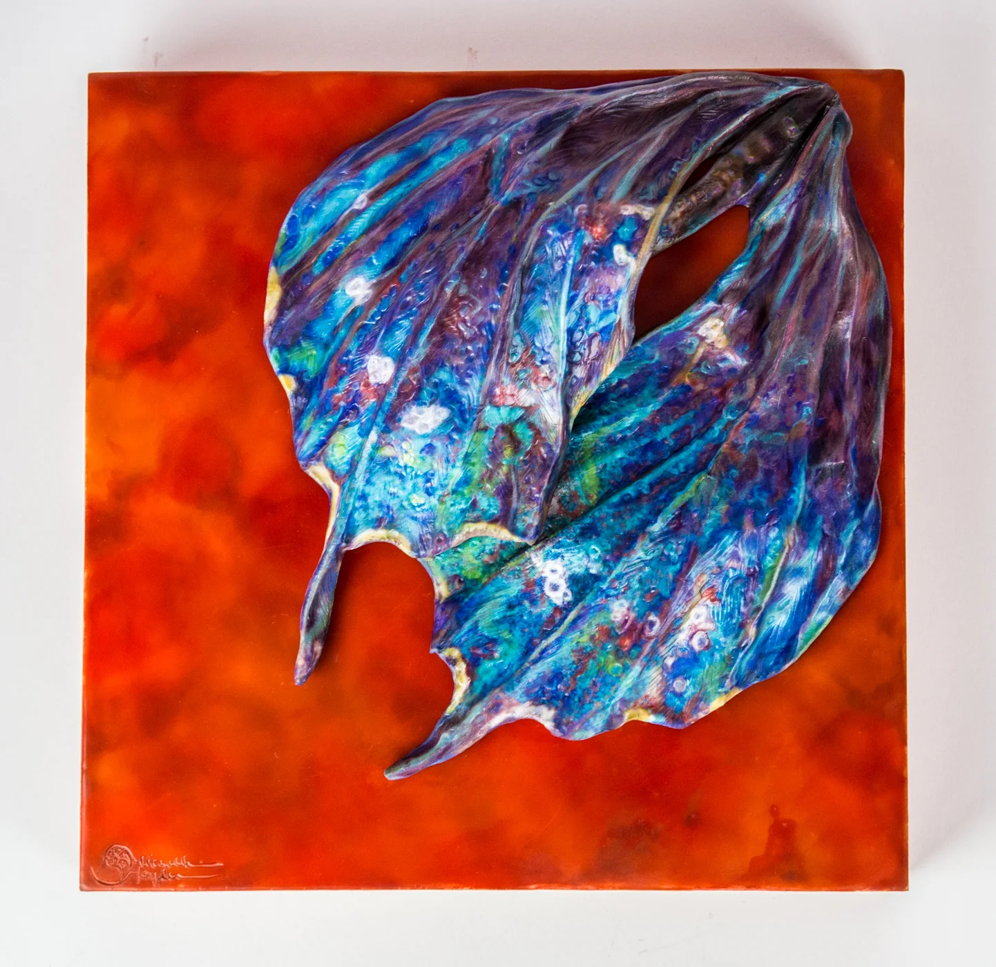 "Linger", (12 x 12 x 4.25 in)