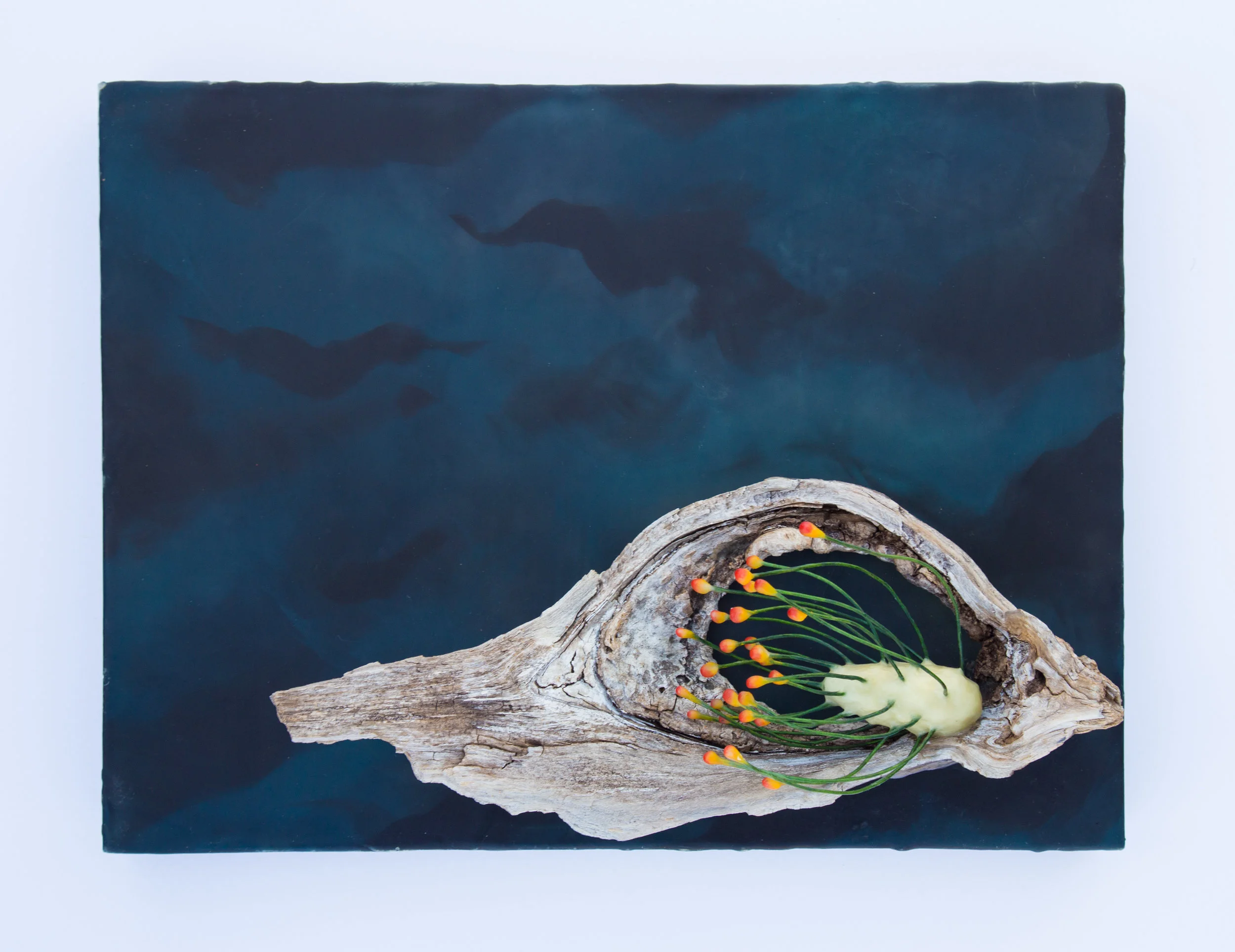 "Trust That Light Will Return", (12 x 16 x 6.5 in), 2017