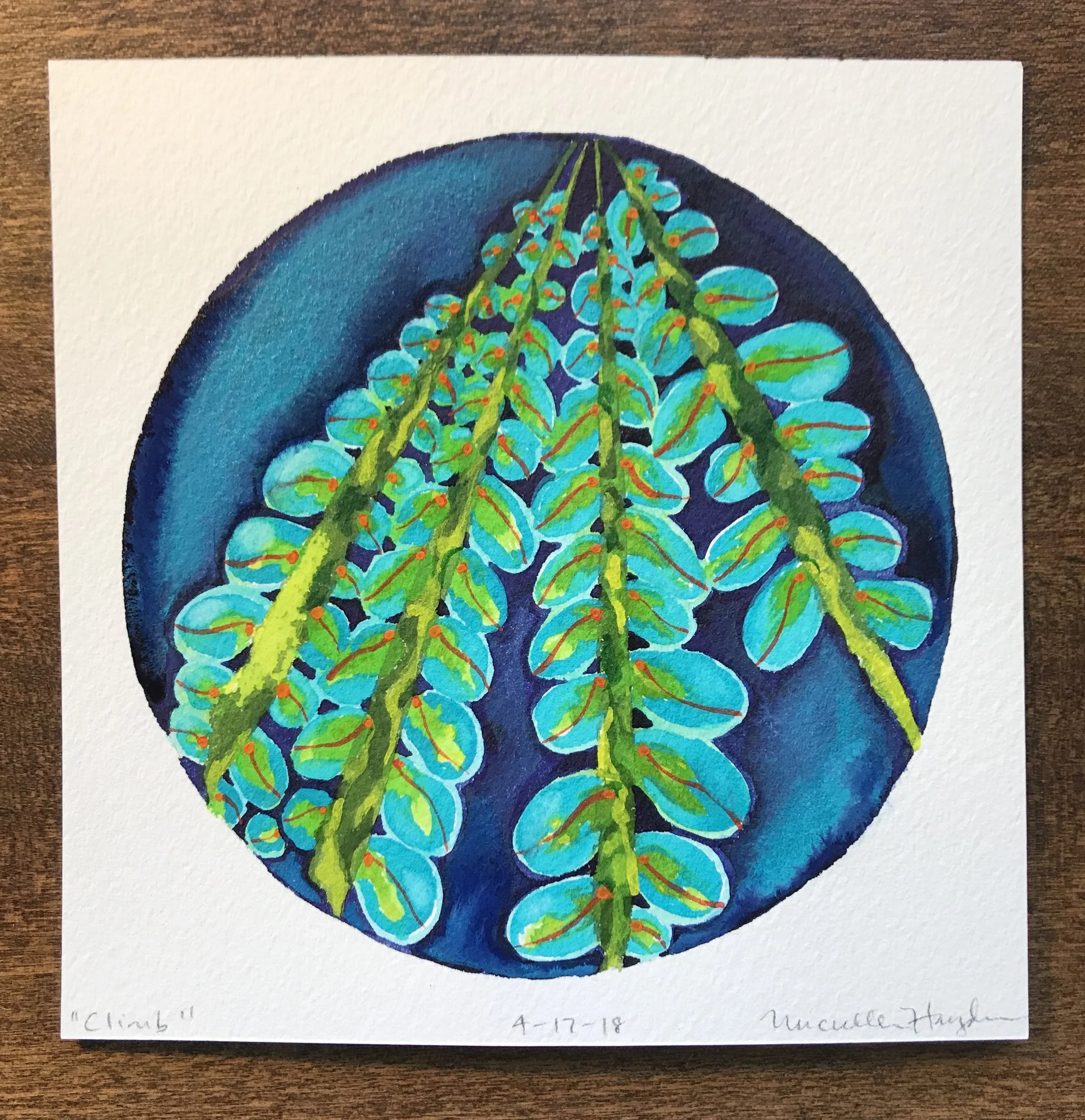 ("Tired noggin this morning, and who knows what this is, lol... conjures up a mix of Jack and the Beanstalk and Dr. Seuss... perhaps we all could use some magic beans!
