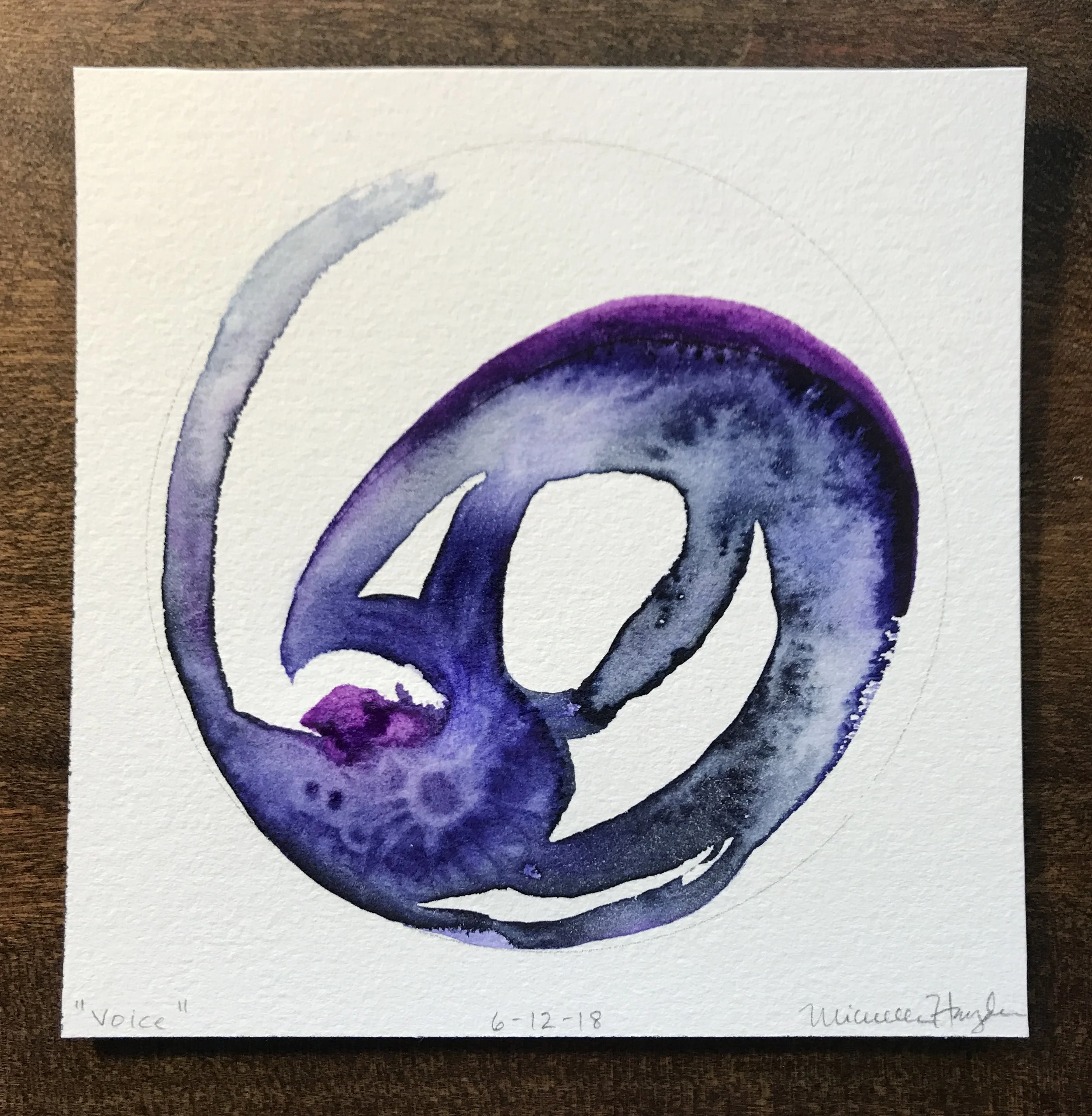 ("This morning I am feeling gratitude for the gift of voice. The ability to verbally express what we feel in our hearts is easier said than done, but the growth that can result may be worth the risk. May we all experience the peace of release...")