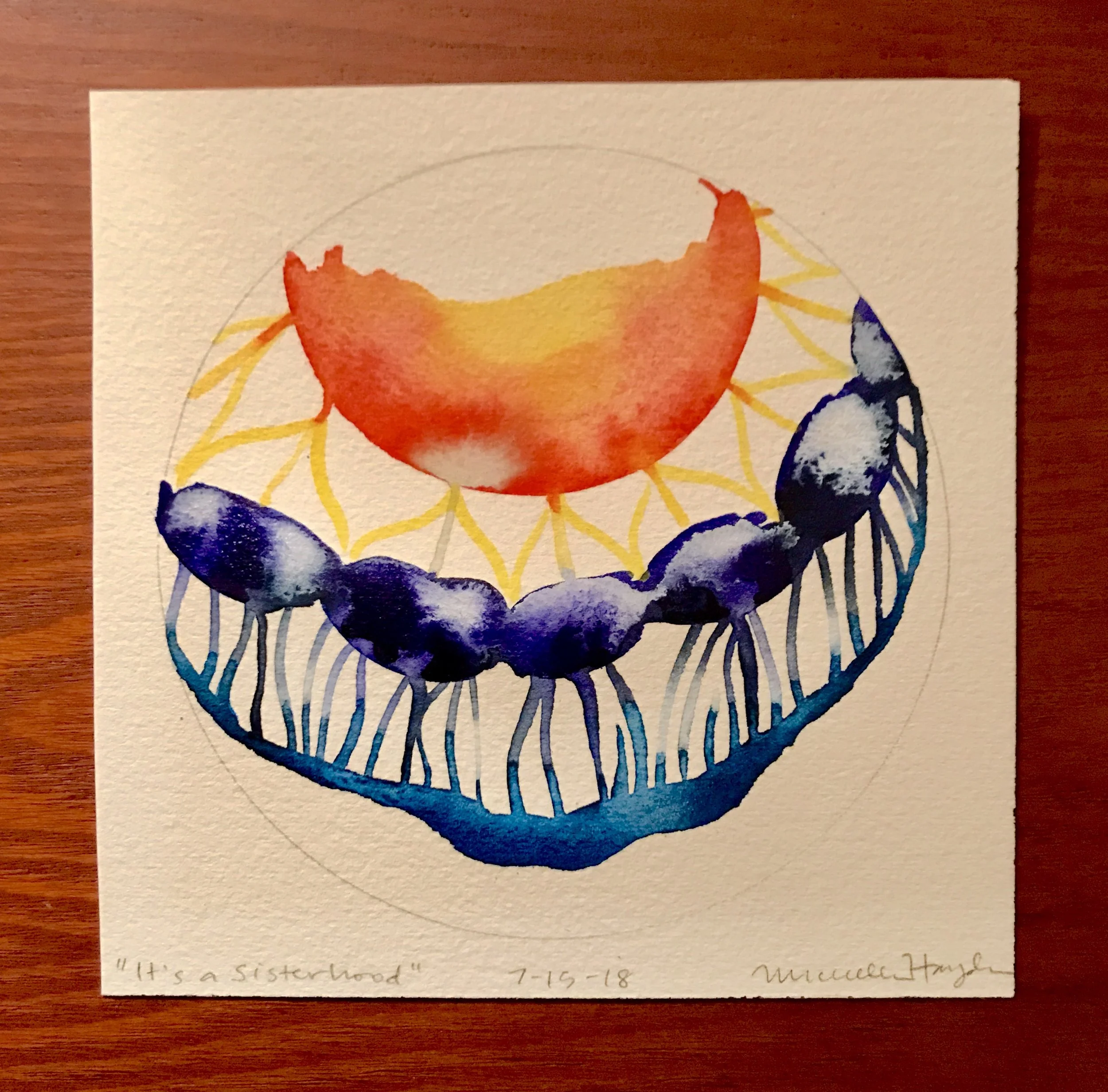 ("After spending the day soaking up the company of beloved female energy in my family, I had the gift of meeting up with my lifelong buddy that knows me as deeply as my sisters. I went to sleep feeling filled with the power of positive feminine energy, and awoke grateful for all connections that feed this innate calling for connection, compassion, nurturance, and strength. I am so grateful for all that radiate this love and energy— friends and family, near and far. We build each other up and bring rejuvenation to one another in many unique and special ways, and that is to be celebrated!")