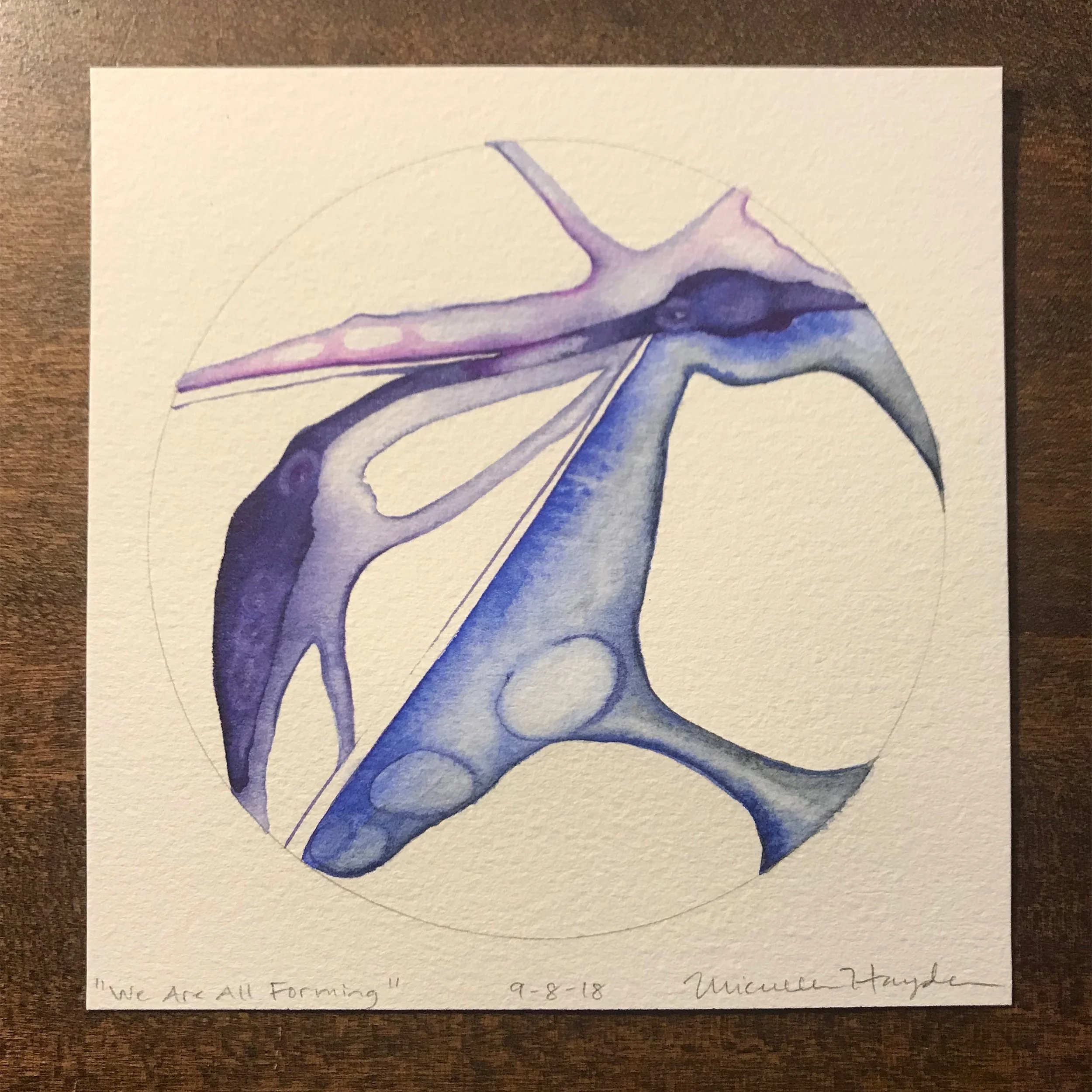 ("Watching the chrysalis day by day, monitoring for change and hoping they emerge as healthy butterflies, I am mindful of how like them we are... growing, protecting, resting, doing the hard work of transforming every day. May we all find our wings as we become more evolved beings...")