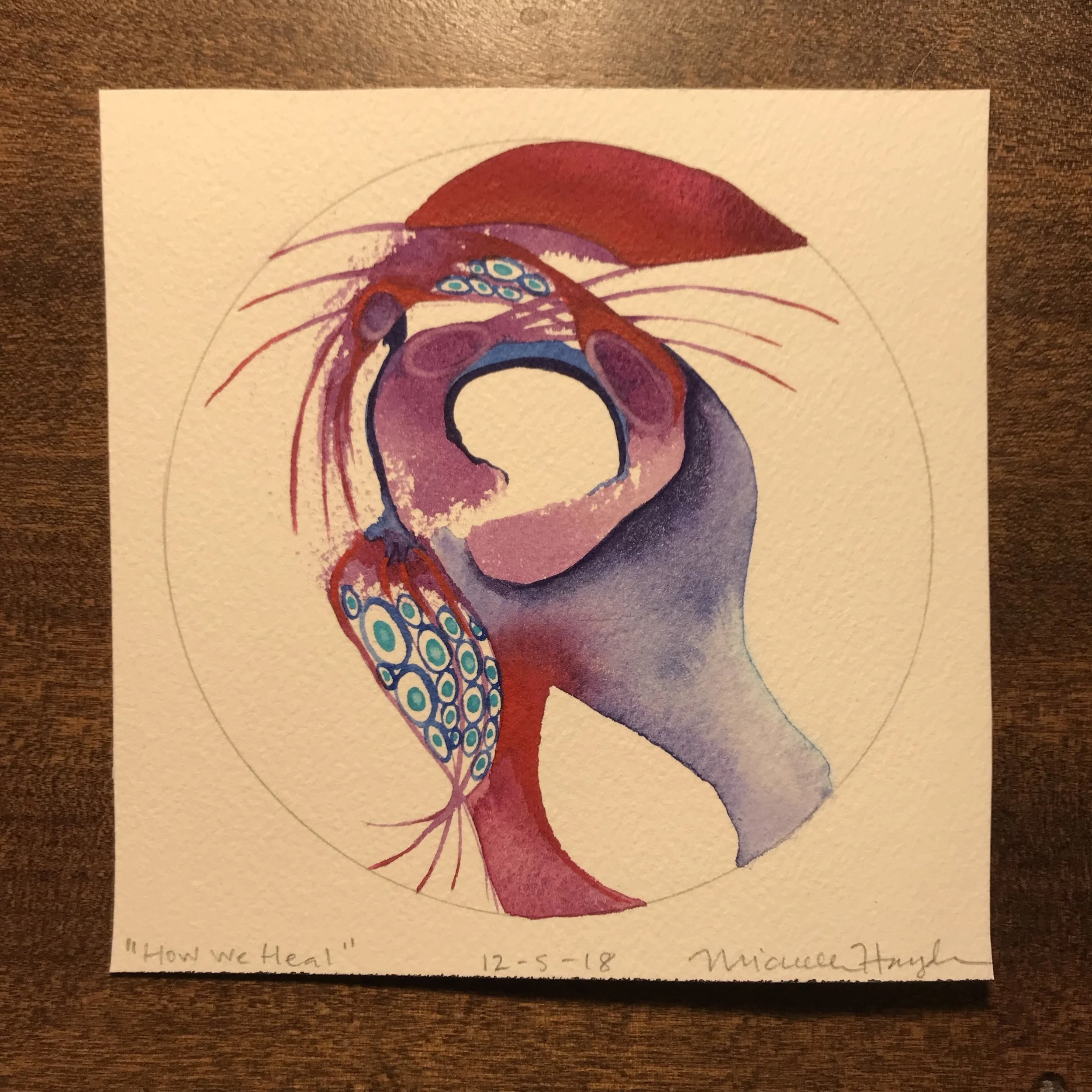“I woke up with thoughts about my friend’s daughter, who underwent serious surgery yesterday, and will be waking up his morning with a new healing path ahead of her. I lay thinking about the power of our bodies and minds, and how we can hold space and beseech healing for those we love and for ourselves. It is helpful for me to remember that we strengthen healing potential when we share it with others, and help build up courage for those fighting in the midst of it. Please send whatever energy and prayers that are meaningful for you to this young woman and her family as they move forward with hope...”