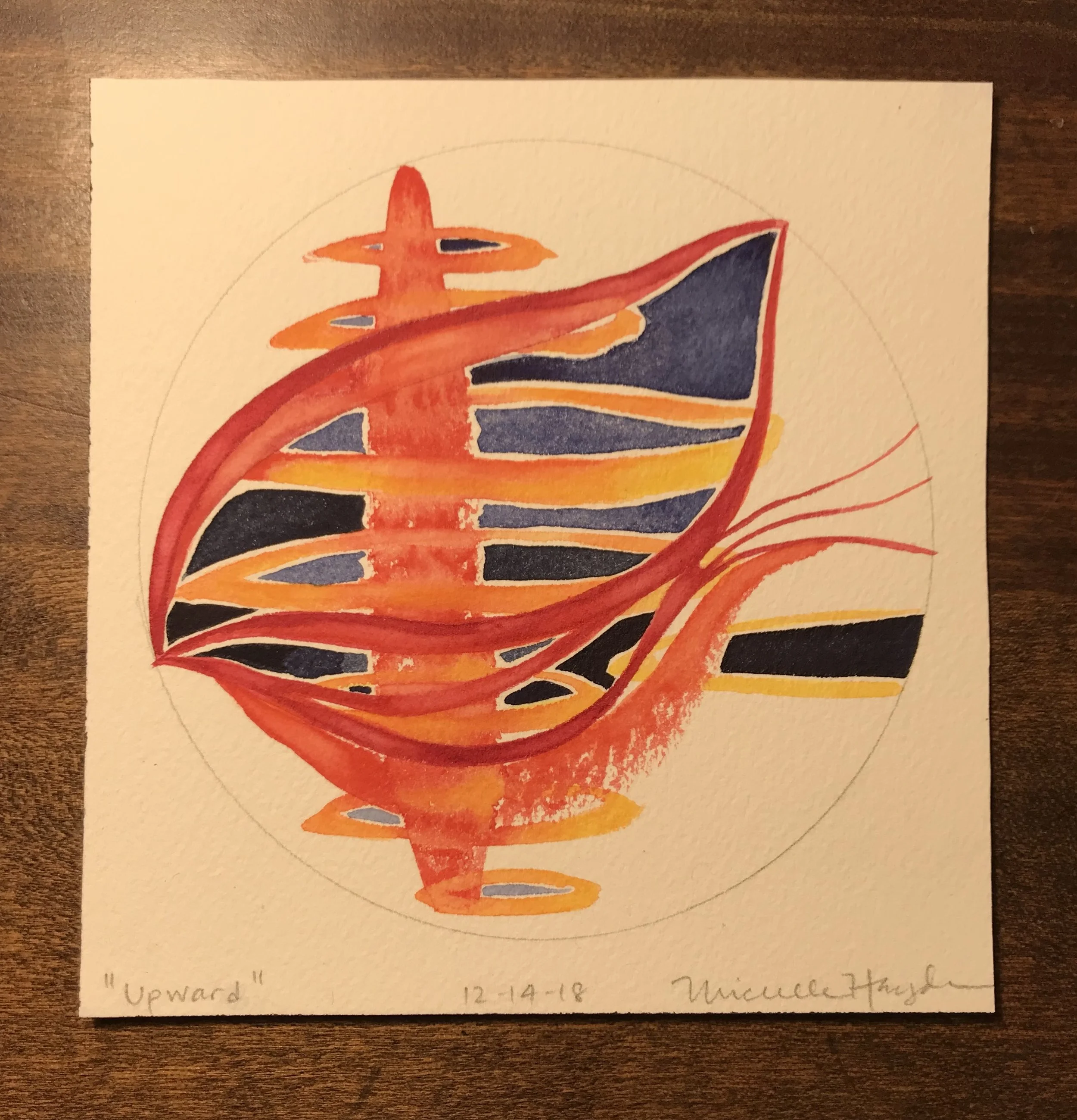 “As much as I am working to be mindful of planting my feet on the ground and being centered in what is, I find my mind wanting to gaze upward and outward beyond my immediate experience, opening to possibility and space free from expectation. The convergence of these two brings balance and allows more peace to radiate within myself and towards those I love.”