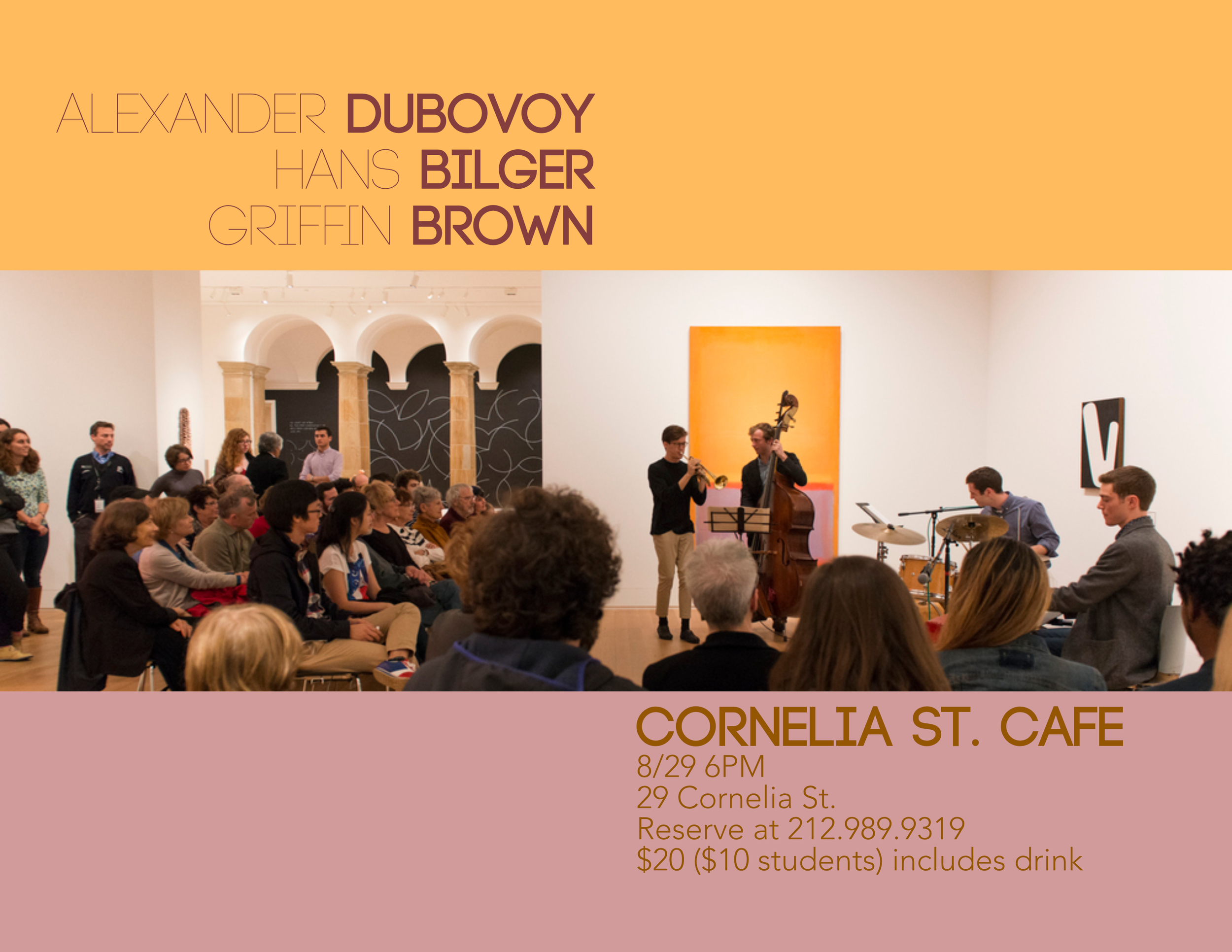 Piano Trio at the Cornelia St. Cafe