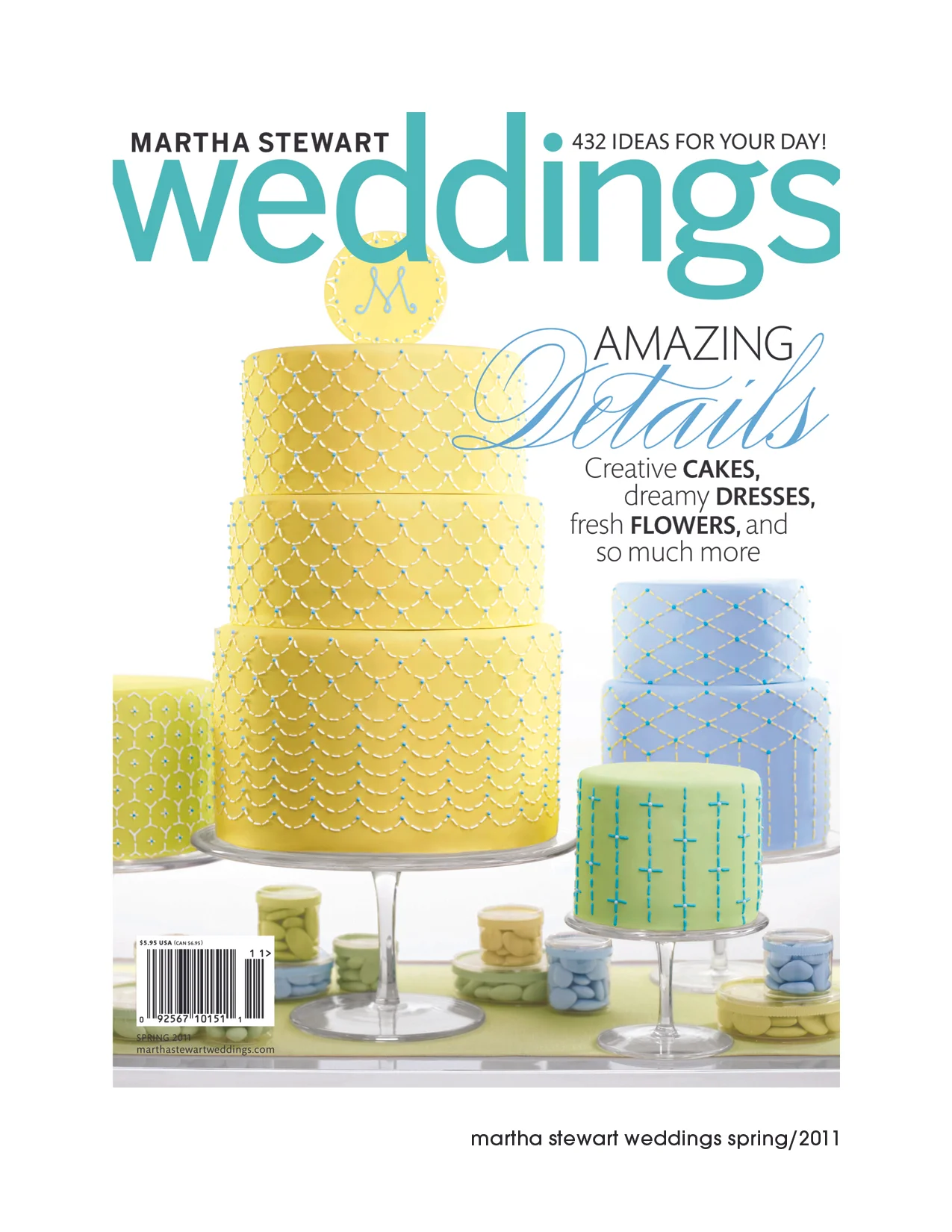martha stewart weddings springs/2011