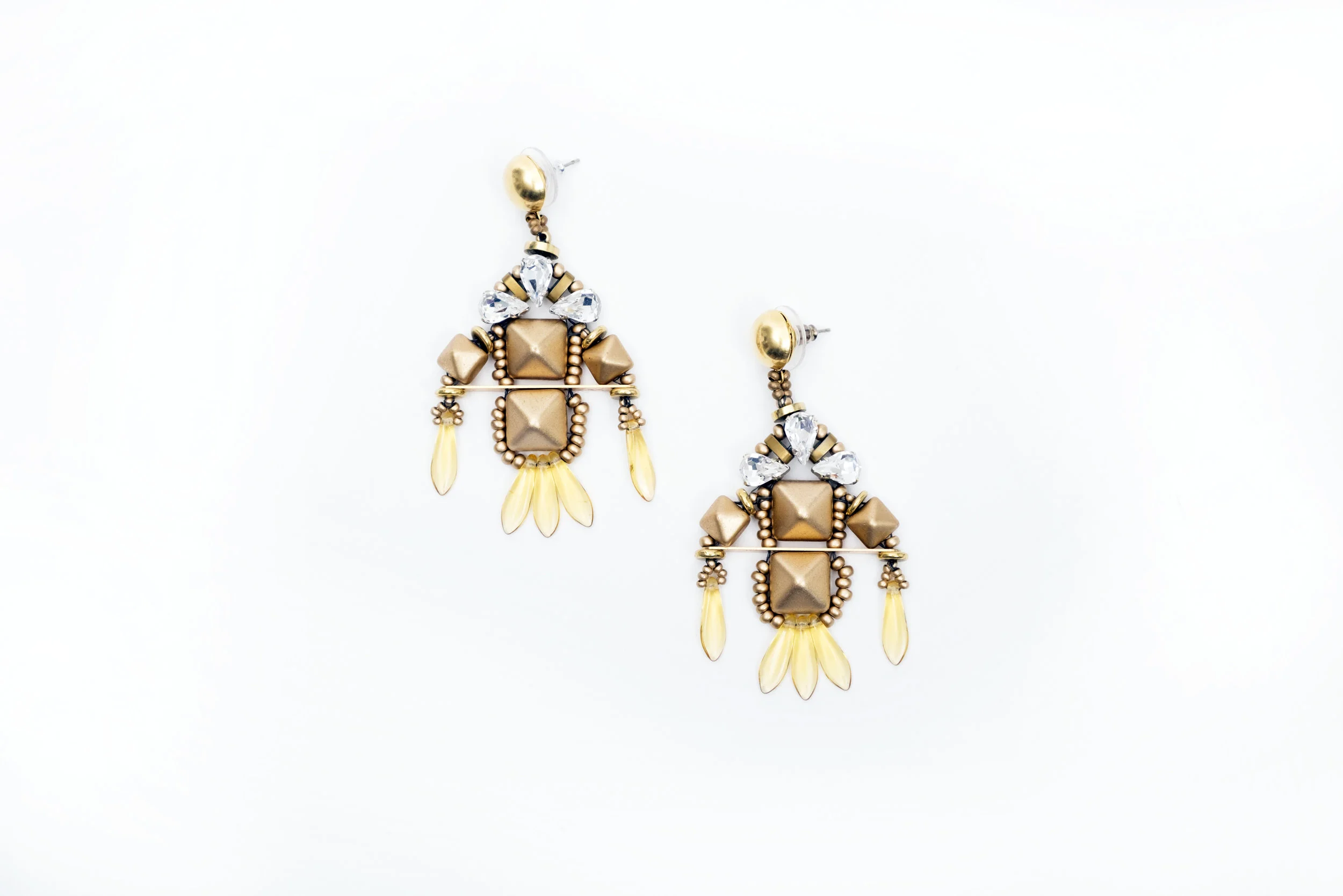 Tocuyo earrings - oro matte