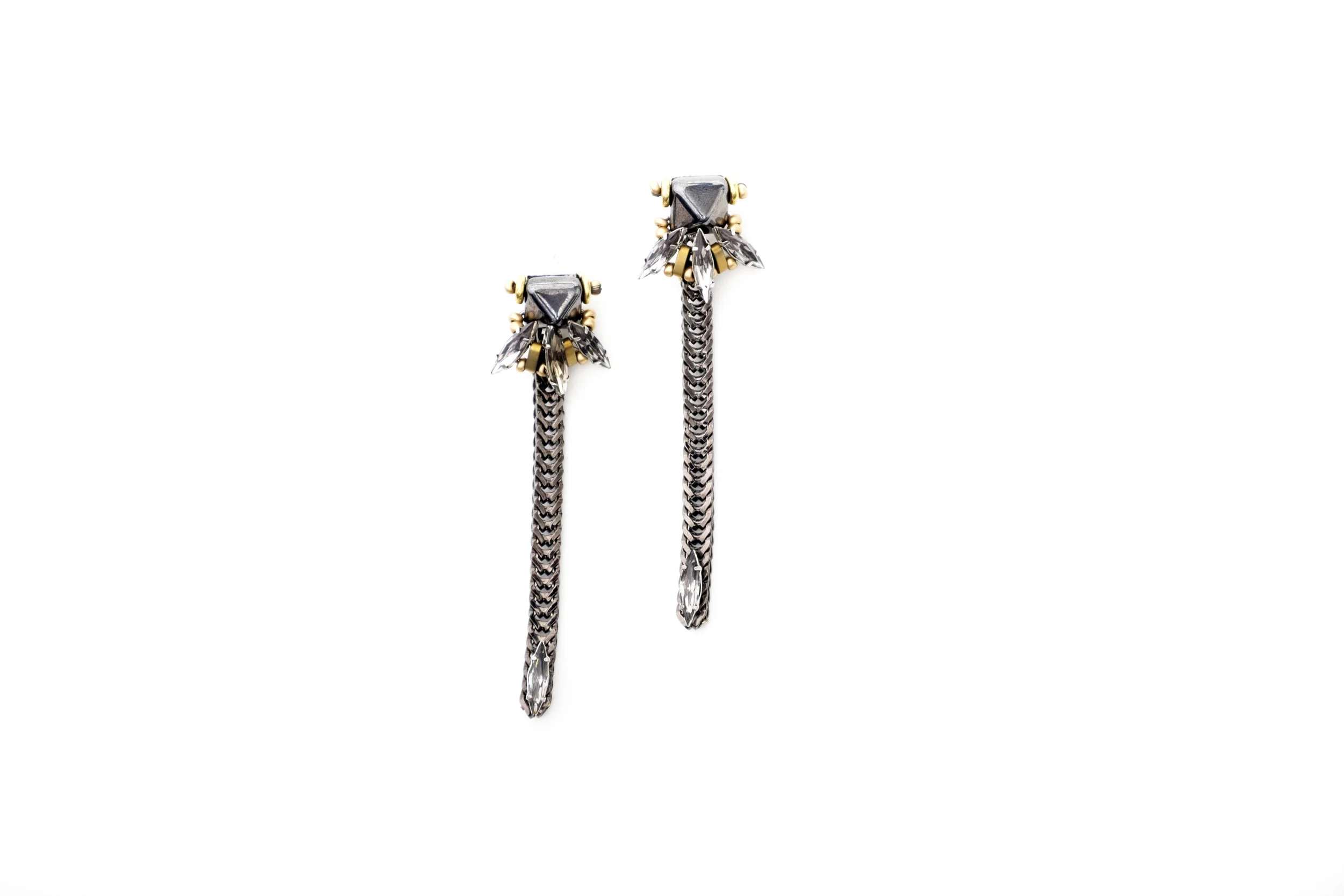 Guiria earrings - plomo