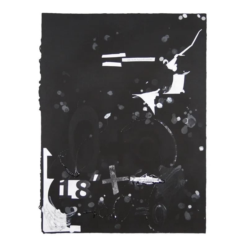 Suzanne McClelland, In the Black #4, 2015