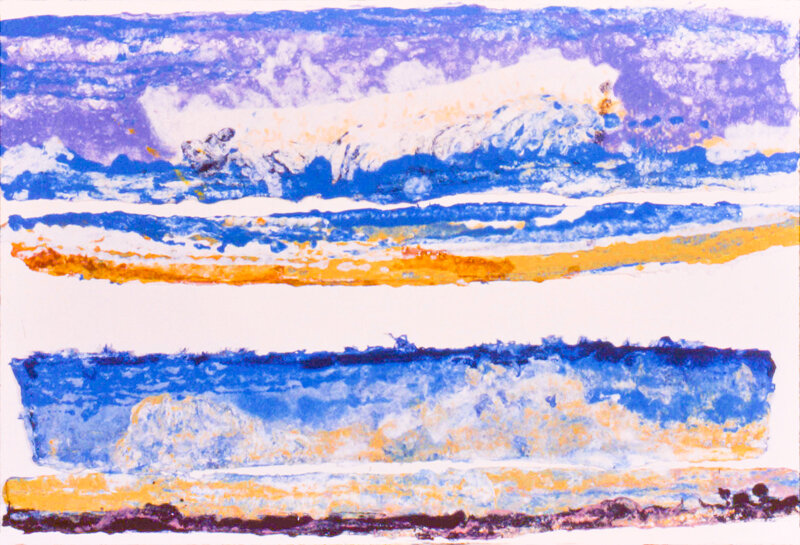   Michael Mazur   Untitled , 1990 Cotton and linen pulp 