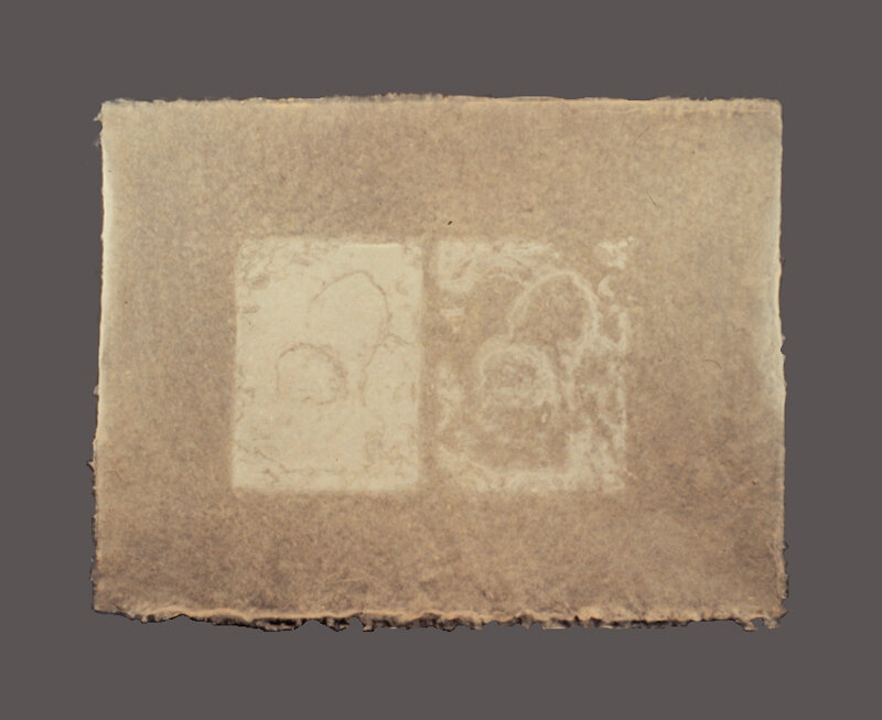   Carter Hodgkin   Gaussian Blur-7 , 1991 Handmade abaca paper with photosilkscreen watermark 22 x 30 Inches each 