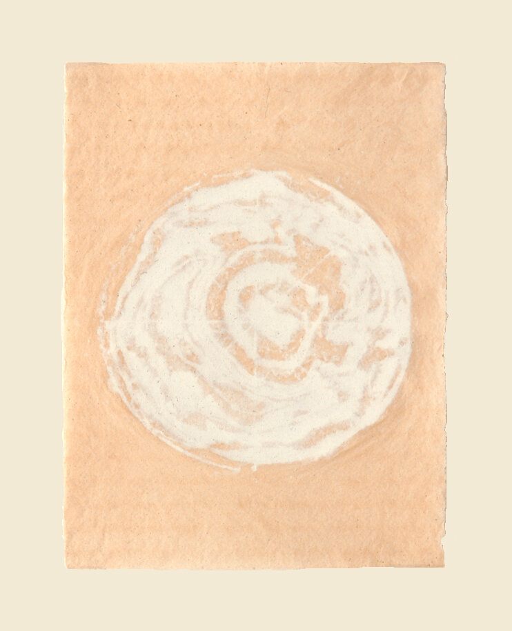   Carter Hodgkin   Ozone Hole , 1991 Handmade abaca paper with photosilkscreen watermark 22 x 30 Inches each 
