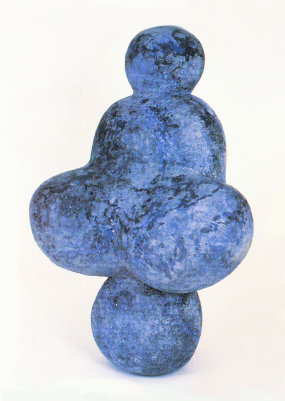   Miriam Bloom   Sound Effects , 1998 Pigmented cotton pulp over armature 33 1/3 x 22 x 14 Inches 