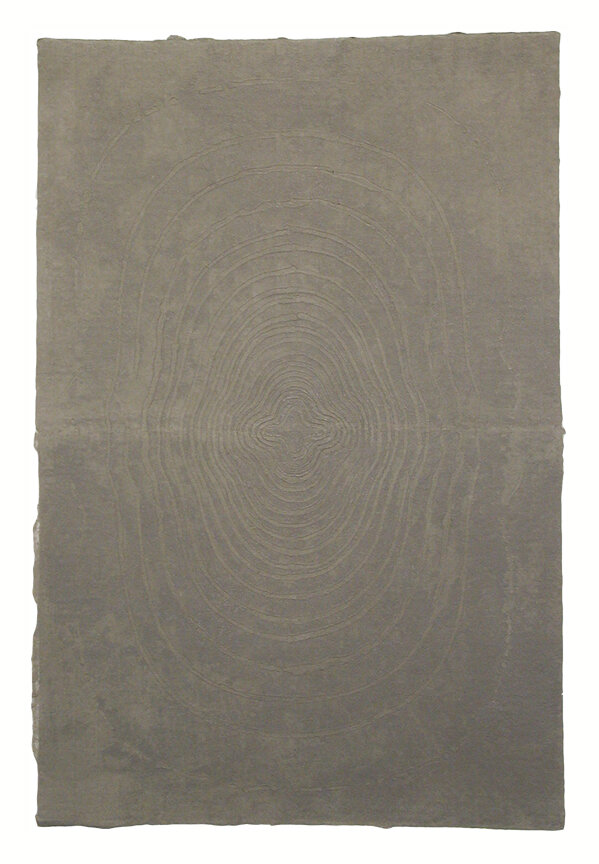   Mary Judge   Heaven &amp; Earth Series , 2000 Silver graphite on pigmented cotton paper, embossed 36 x 24 Inches 