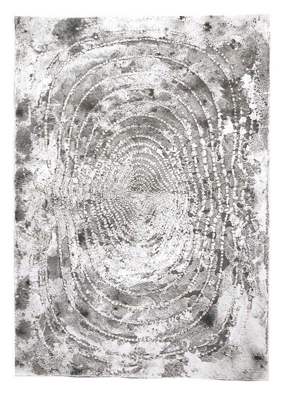   Mary Judge   Heaven &amp; Earth Series , 2000 Silver graphite on cotton paper, embossed 24 1/2 x 34 1/4 Inches 